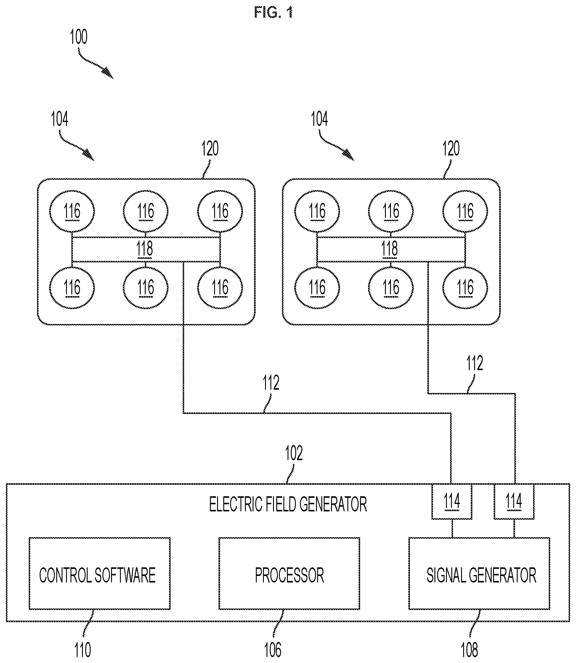 Patent US12367961 — Methods, systems, and apparatuses for fast approximation of electric field distribution — Figure 1