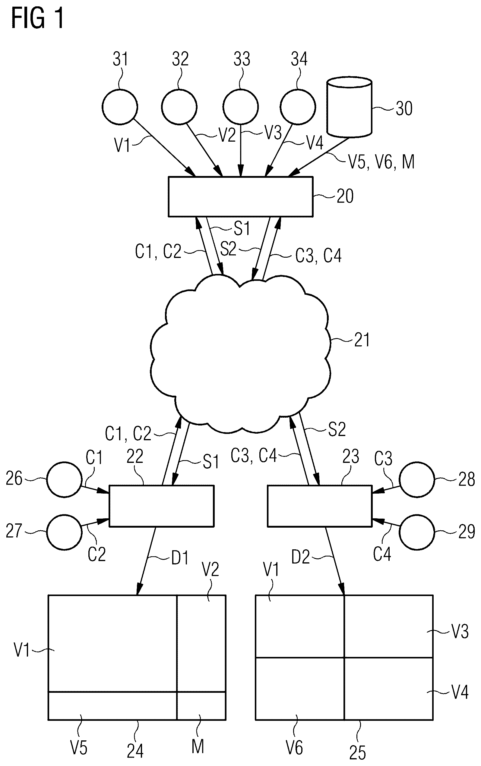 Patent US12367964 — Transmission of medical video data — Figure 1