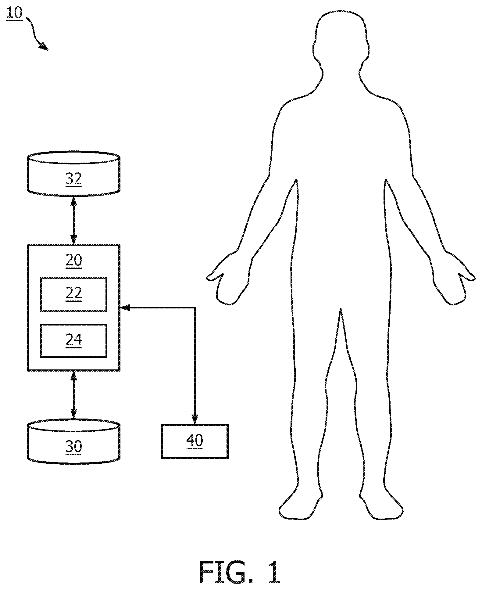Patent US12367985 — Digital twin of a person — Figure 1