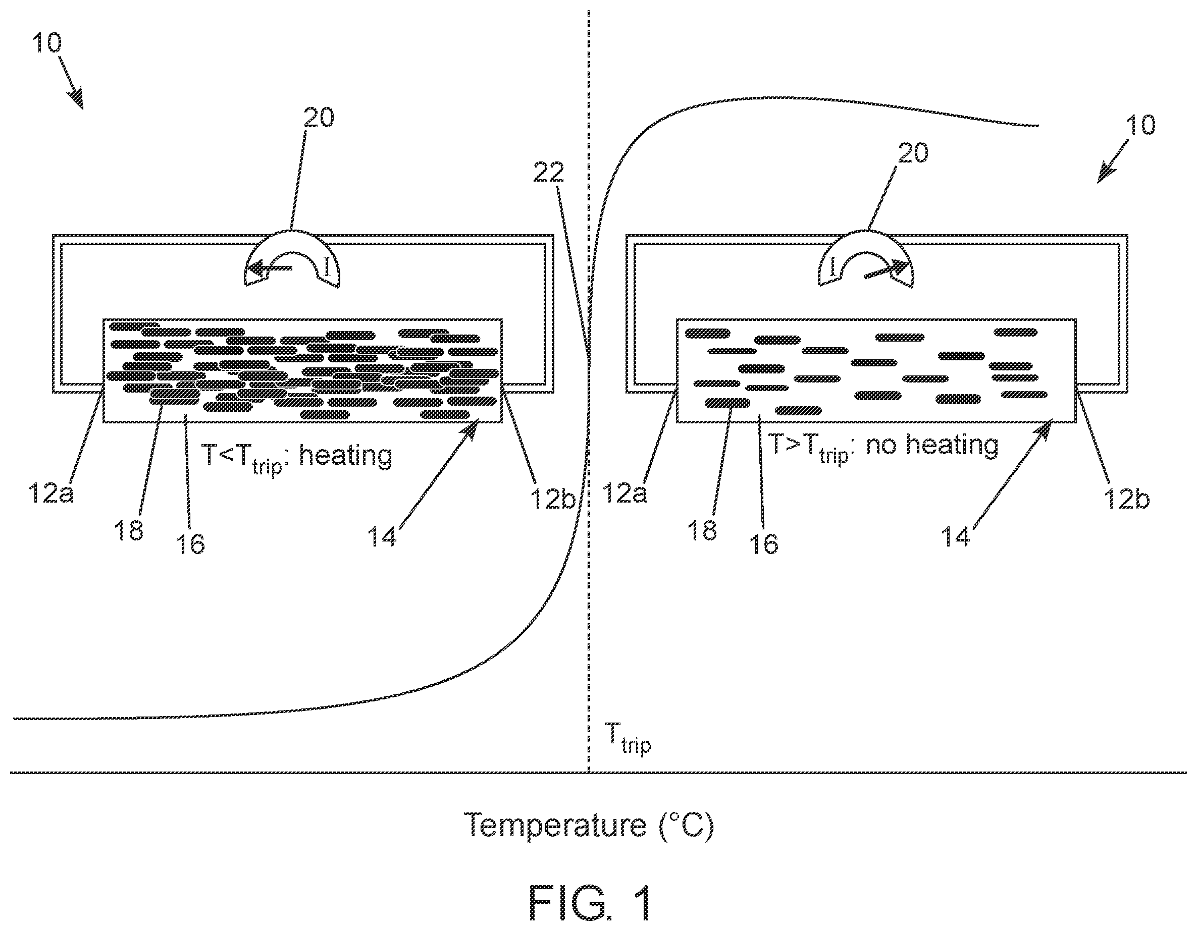 Patent US12367993 — Positive temperature coefficient component — Figure 1