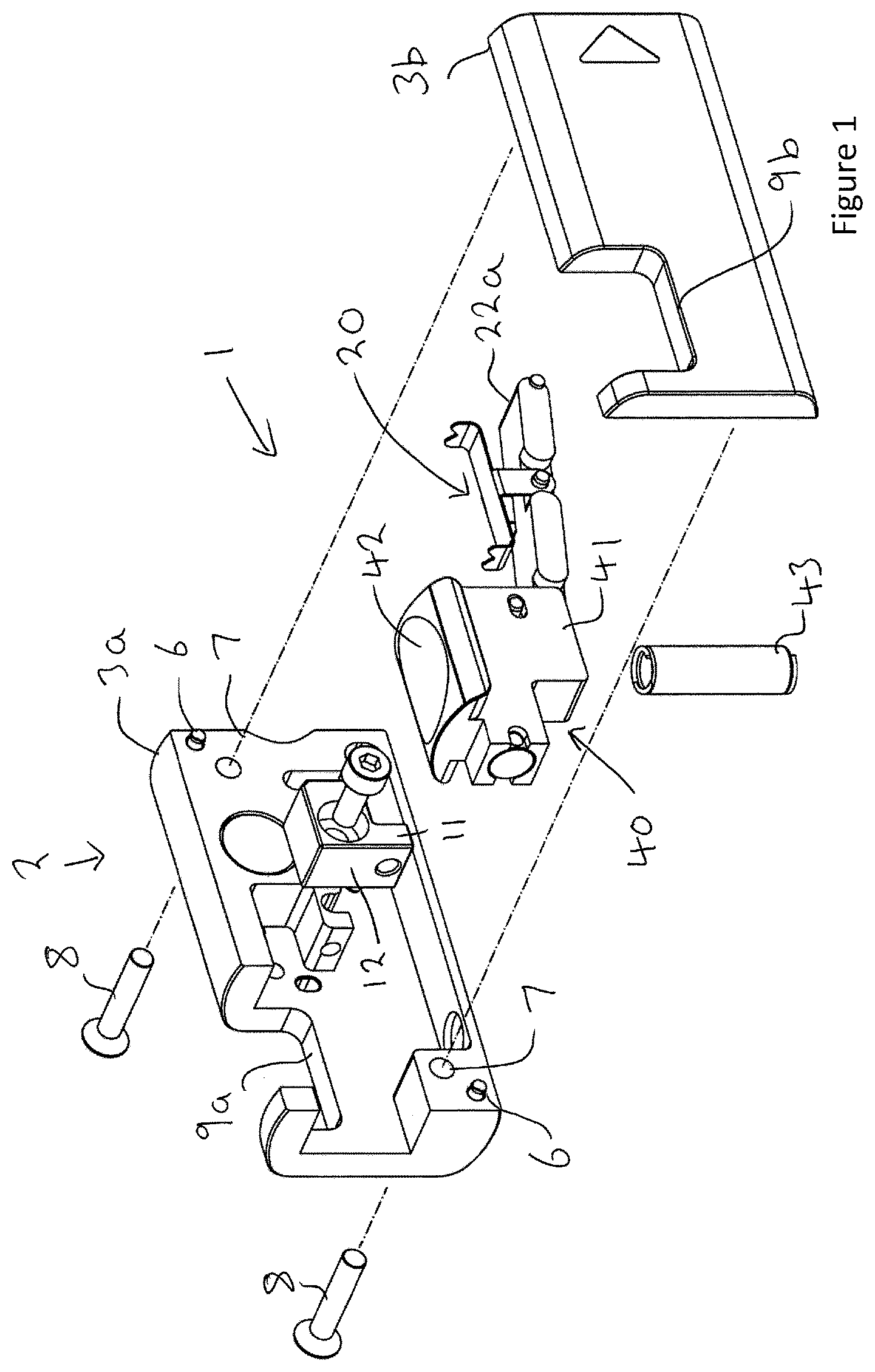 Patent US12368036 — Holder for a capillary triggered to hold when a capillary is inserted — Figure 1