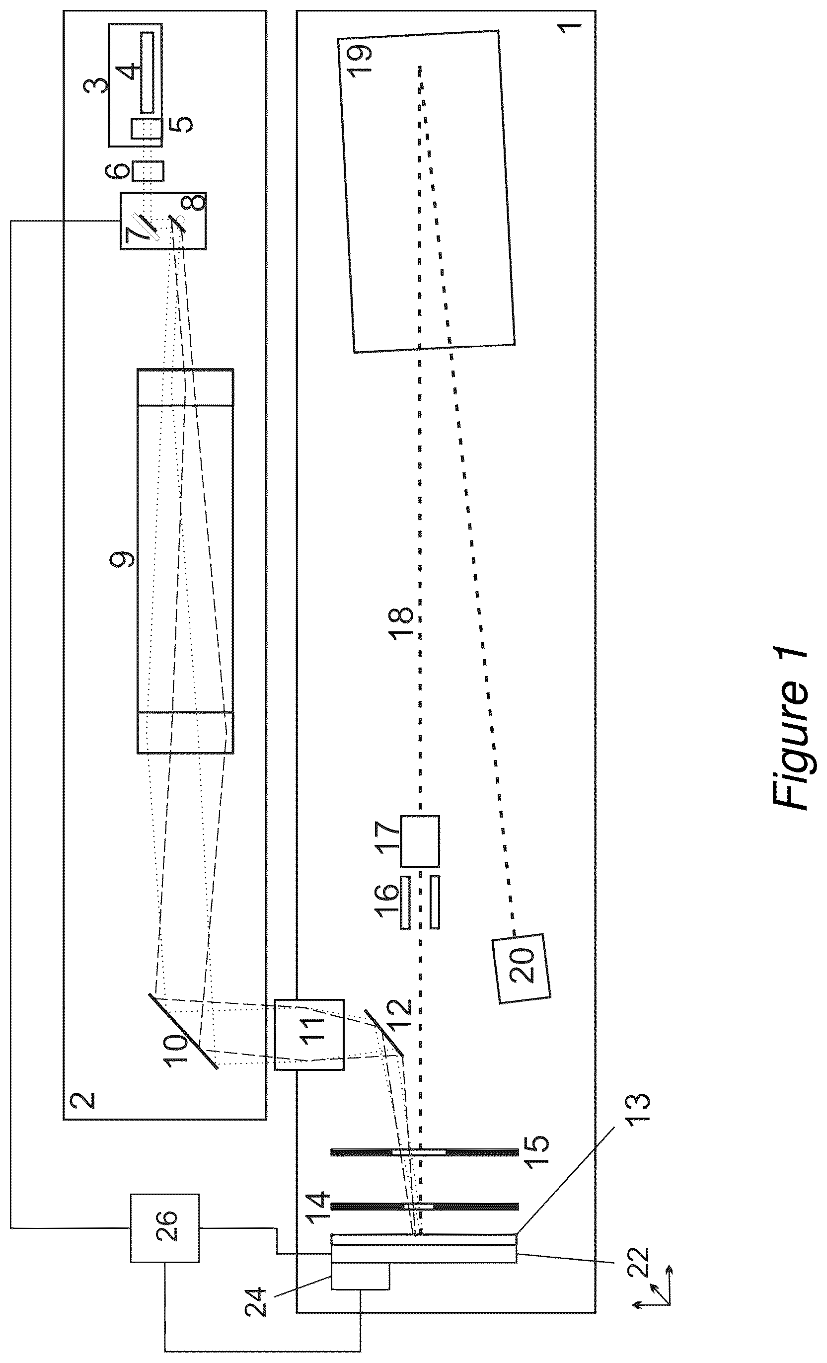 Patent US12368037 — Device for desorption scanning of analyte material on a sample support — Figure 1