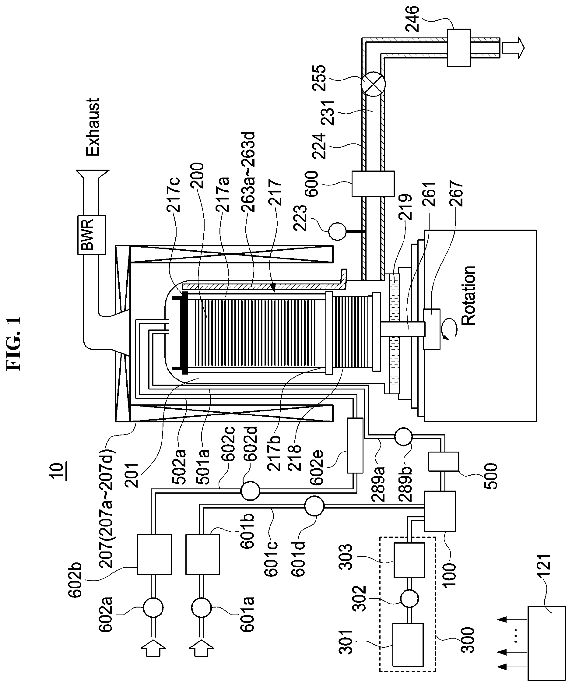 Patent US12368043 — Substrate processing apparatus, processing method, and non-transitory computer-readable recording medium — Figure 1