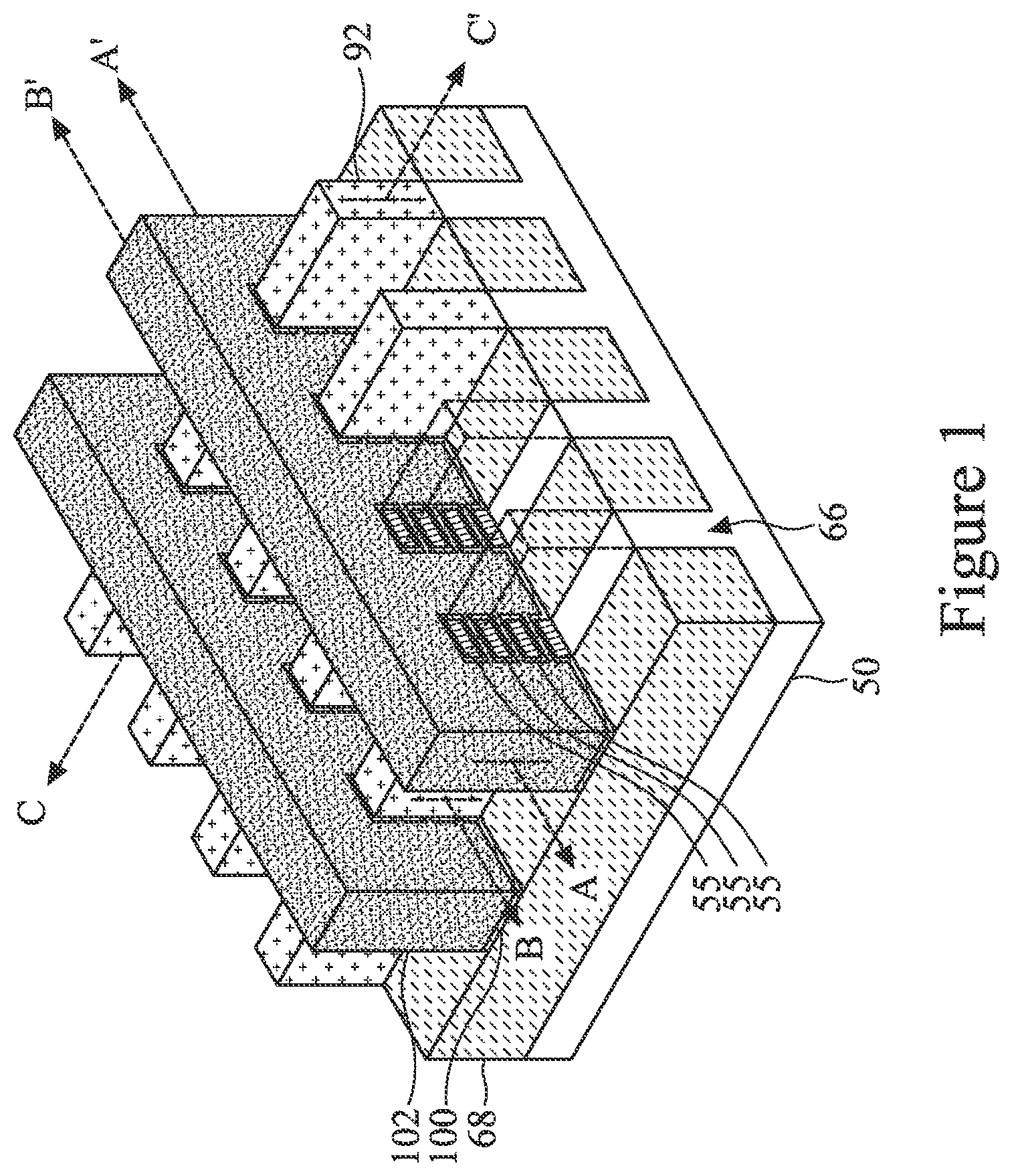 Patent US12368078 Figure 1 – Dual-side power rail design and method of making same