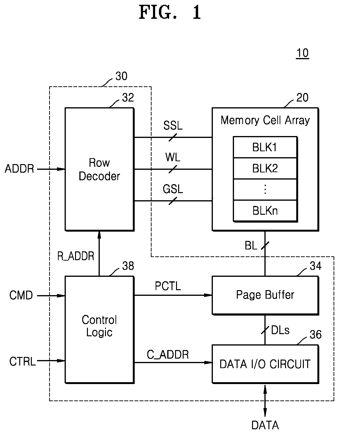 Patent US12368099 — Semiconductor device and electronic system including the same — Figure 1