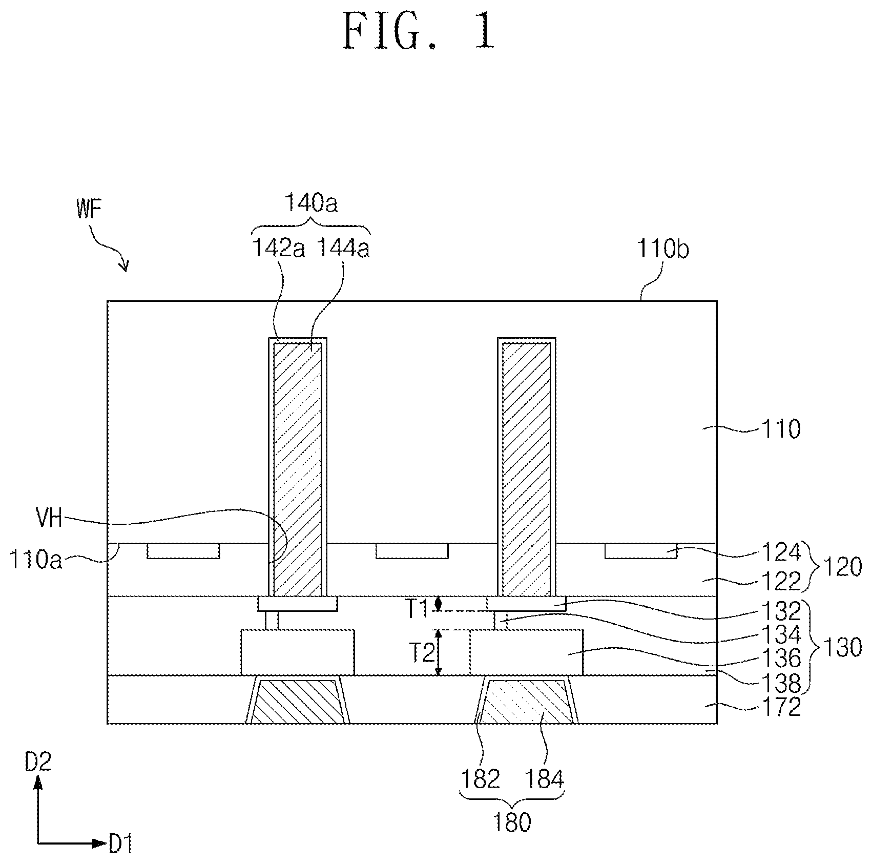 Patent US12368119 — Semiconductor package — Figure 1