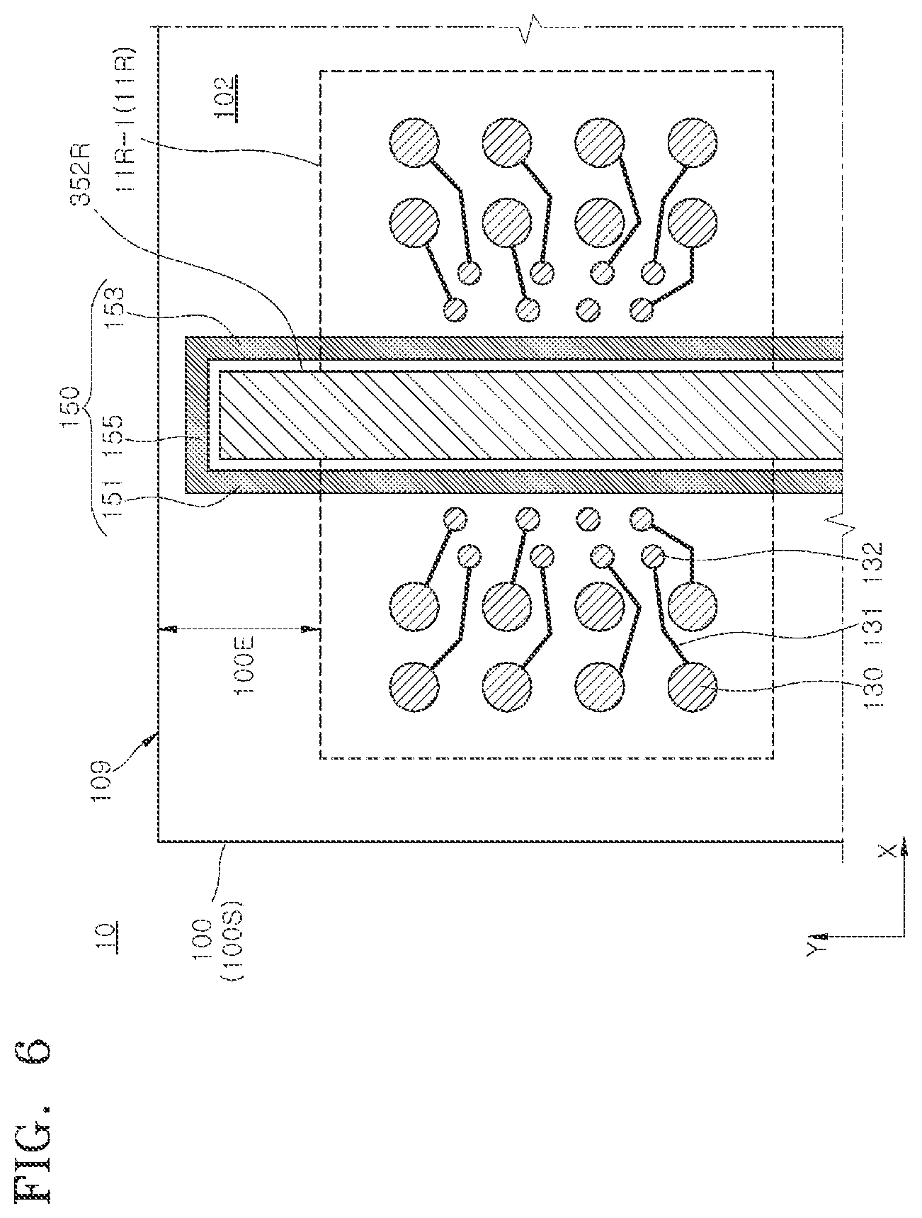 Patent US12368134 Figure 6 – Semiconductor packages including dam patterns and methods for manufacturing the same