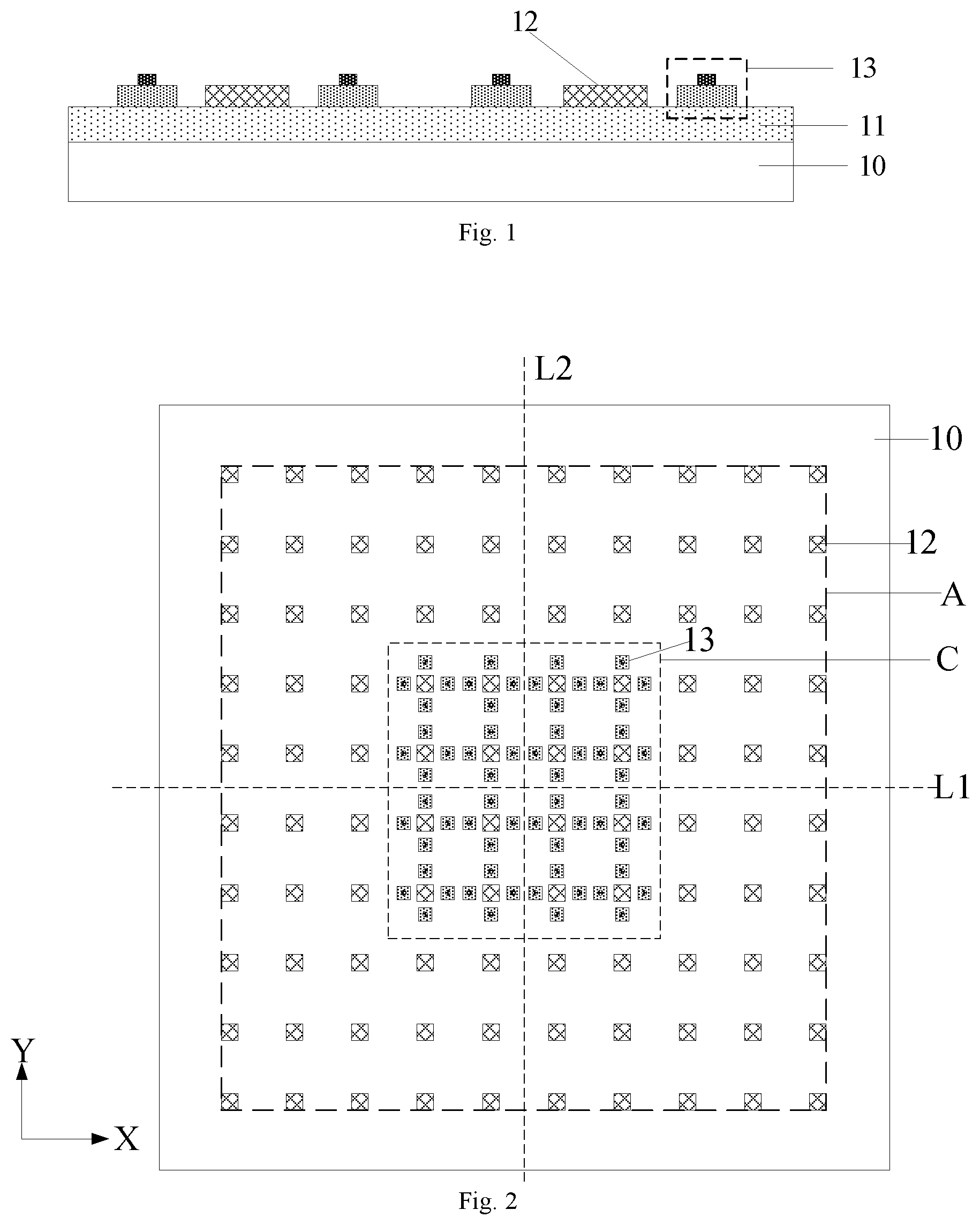 Patent US12368144 — Driving backplane, transfer method for light-emitting diode chip, display apparatus — Figure 1