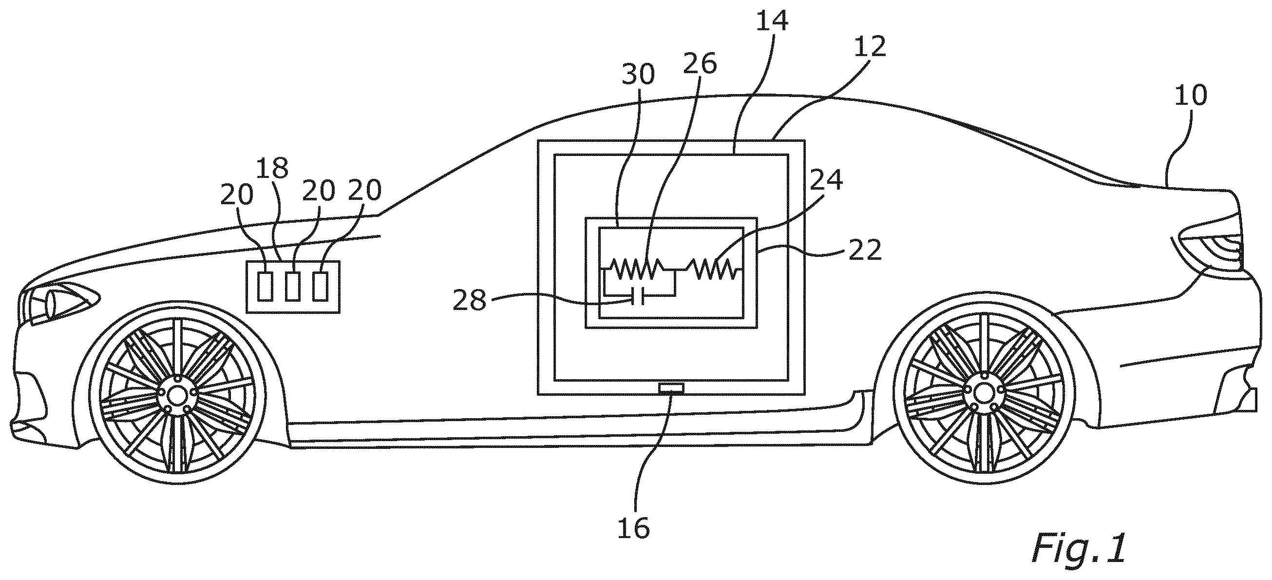 Patent US12368173 — Method for diagnosing at least one fuel cell stack of a fuel cell device, computer-readable storage medium, and fuel cell diagnostic system — Figure 1