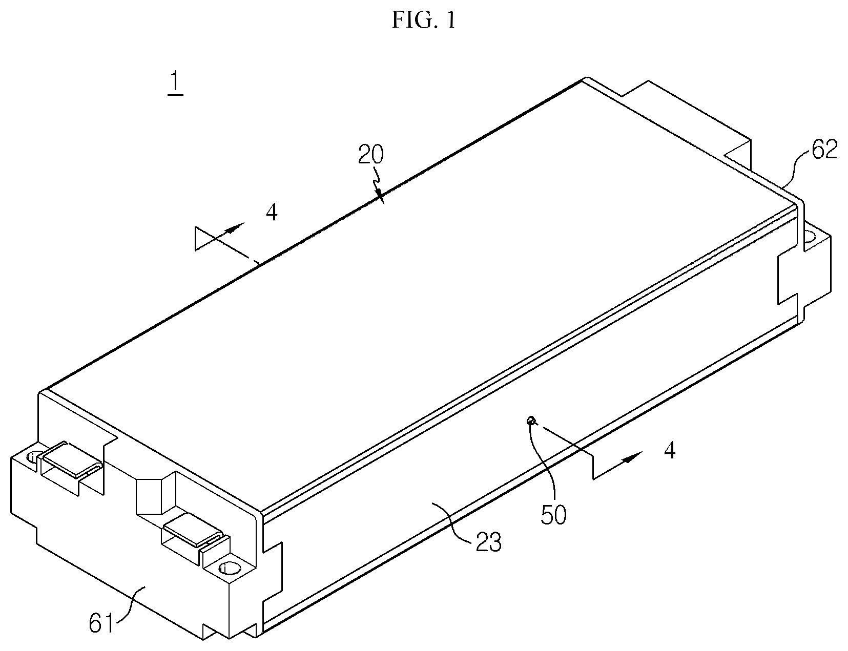 Patent US12368203 — Battery module having swelling gauge, and battery pack comprising same — Figure 1
