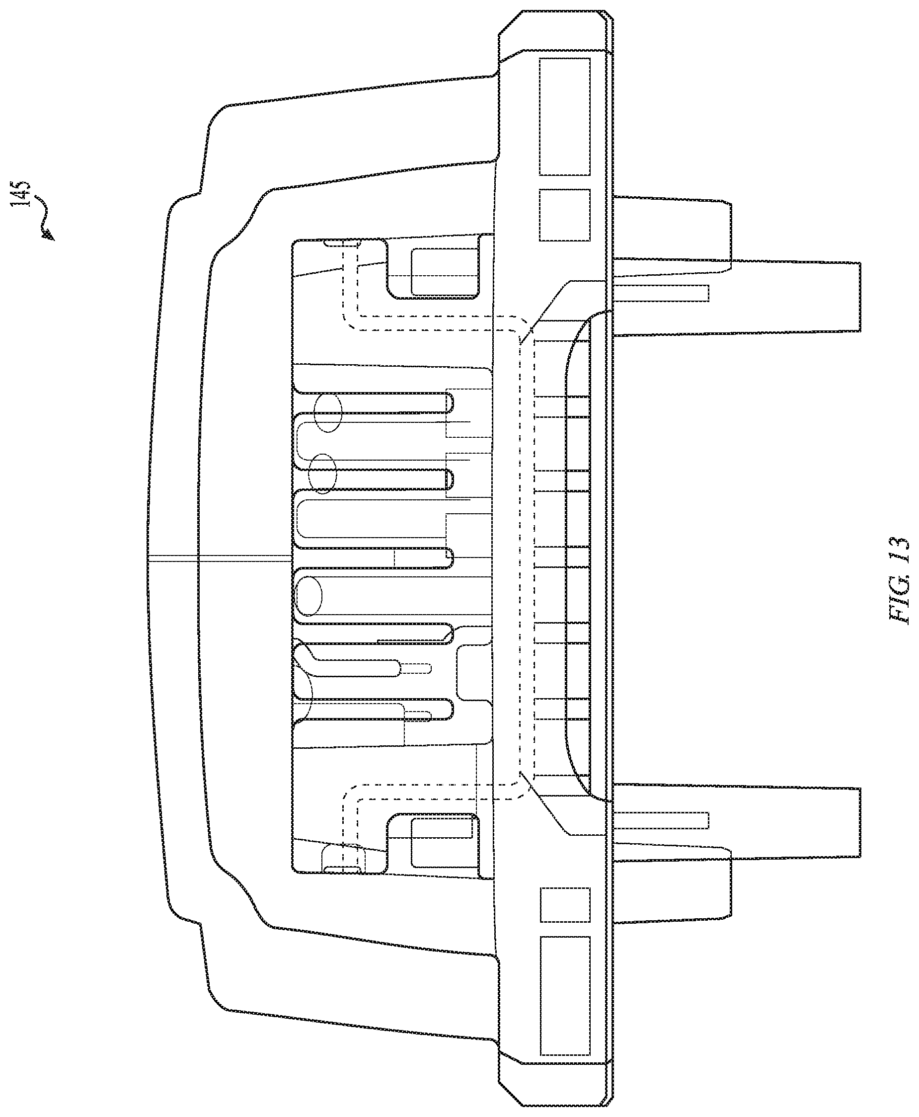 Patent US12368205 Figure 12 – Support member for battery pack top housing