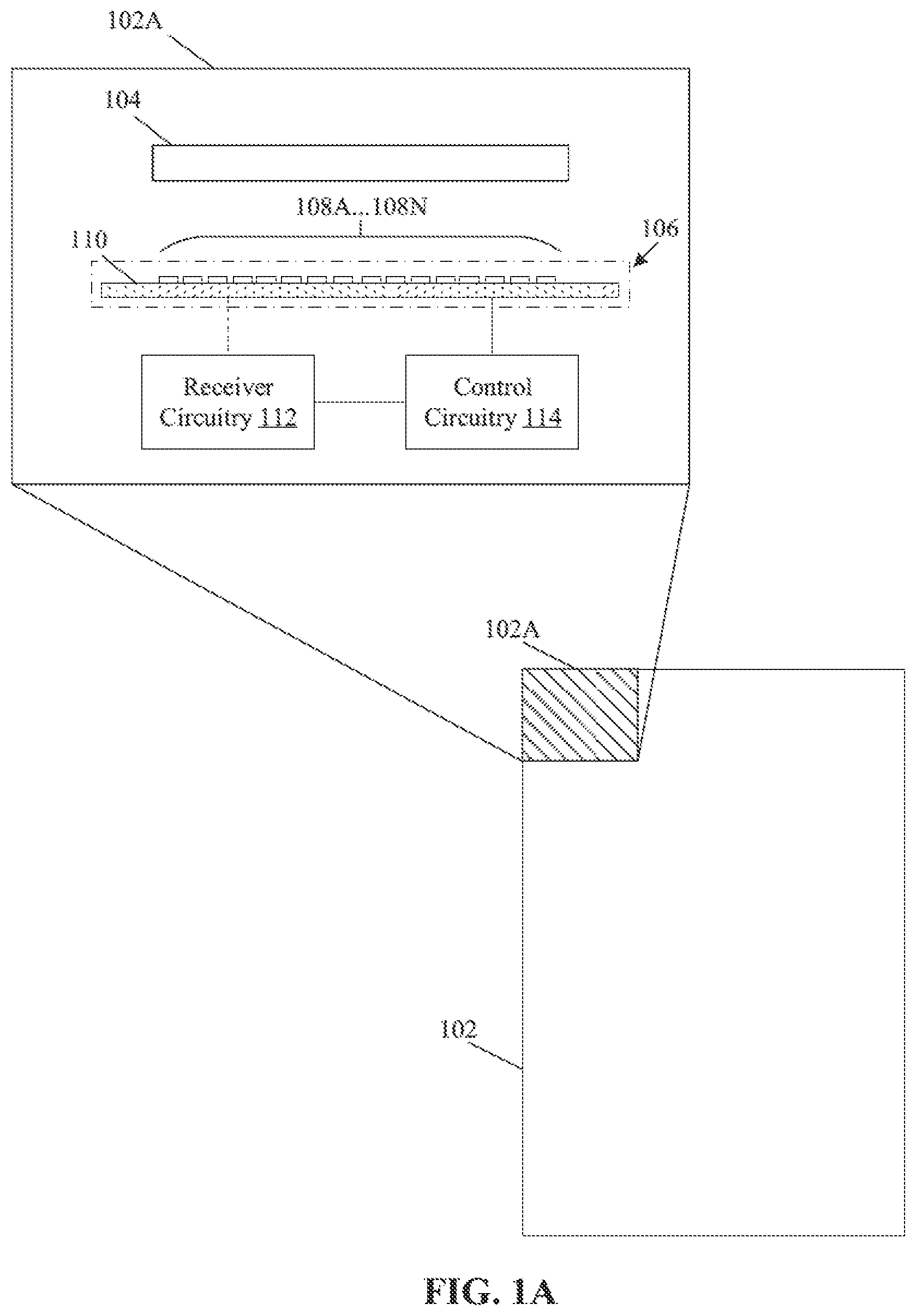 Patent US12368244 Figure 1 – Lens-enhanced communication device