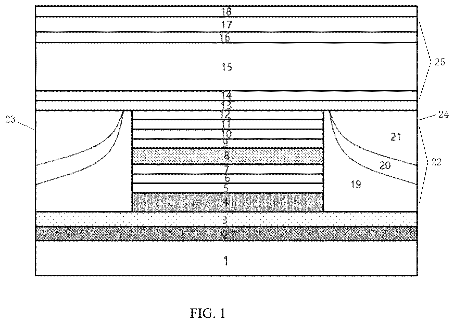 Patent US12368282 Figure 1 – O-band silicon-based high-speed semiconductor laser diode for optical communication and its manufacturing method