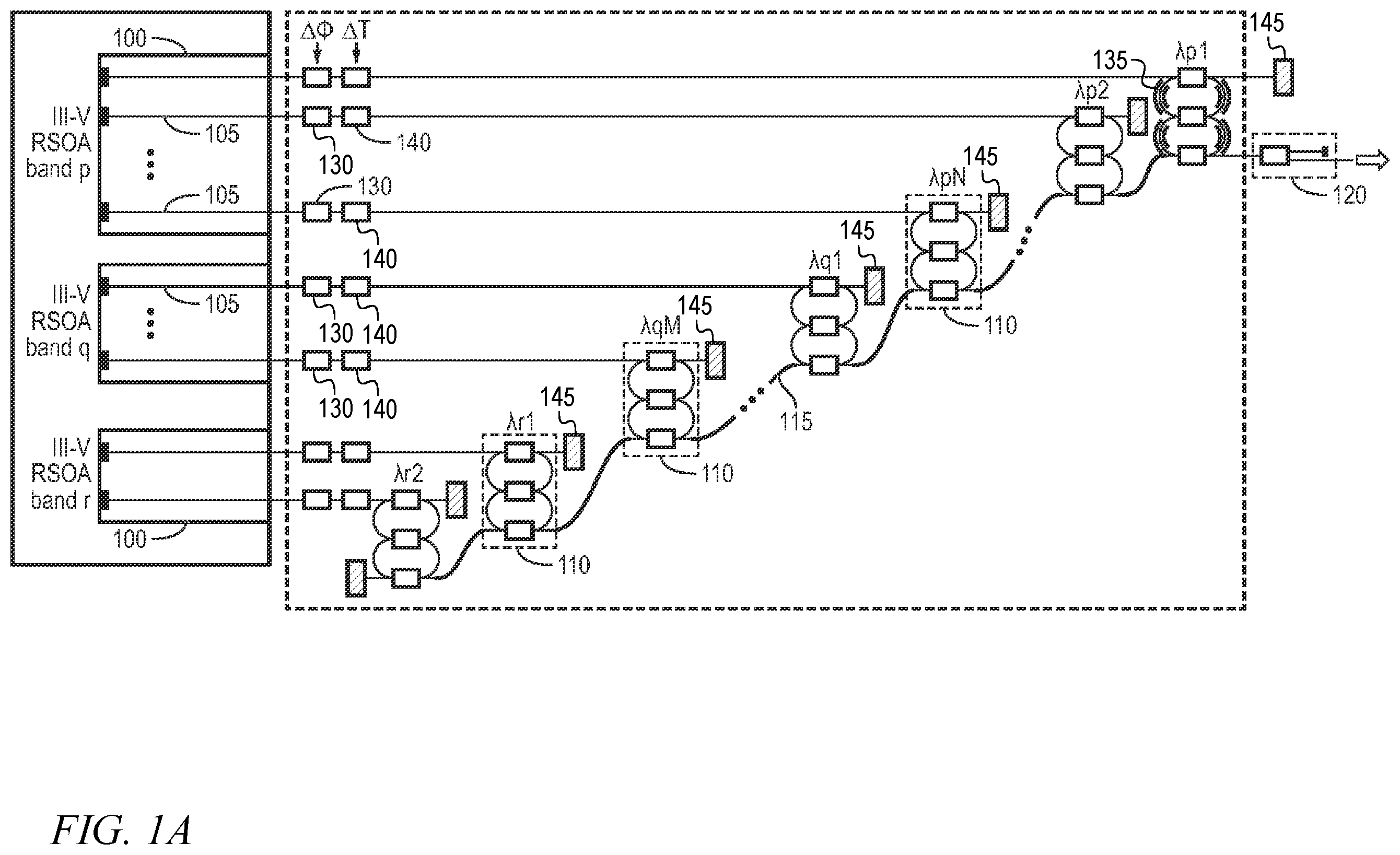 Patent US12368283 — Broadband arbitrary wavelength multichannel laser source — Figure 1