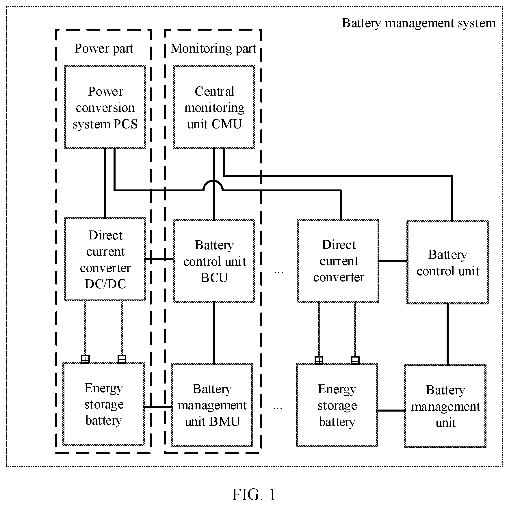 Patent US12368307 — Battery management system — Figure 1