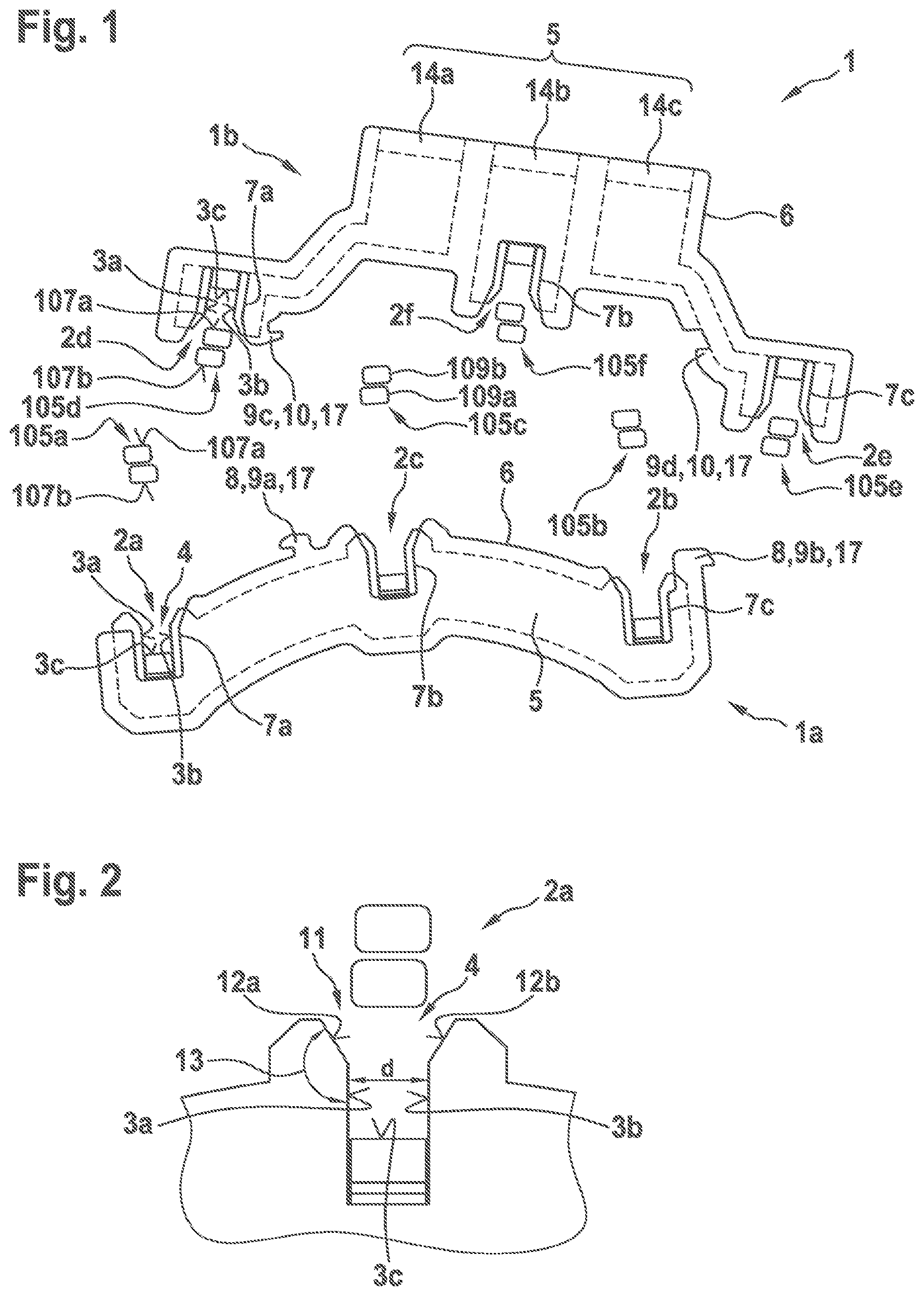 Patent US12368338 — Connection device for a stator, stator arrangement for an electric machine, method for producing a stator arrangement and electric machine for driving a vehicle — Figure 1