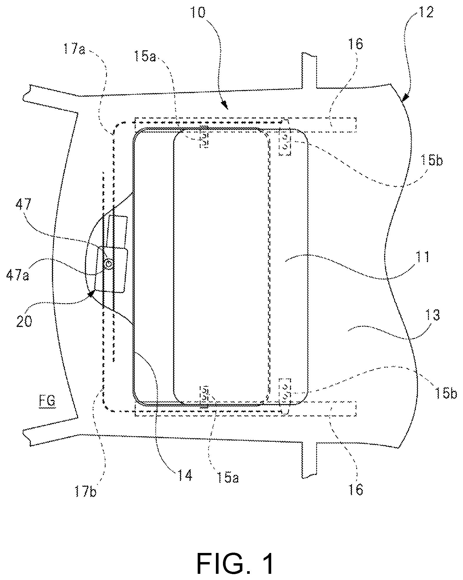 Patent US12368352 — Motor device — Figure 1