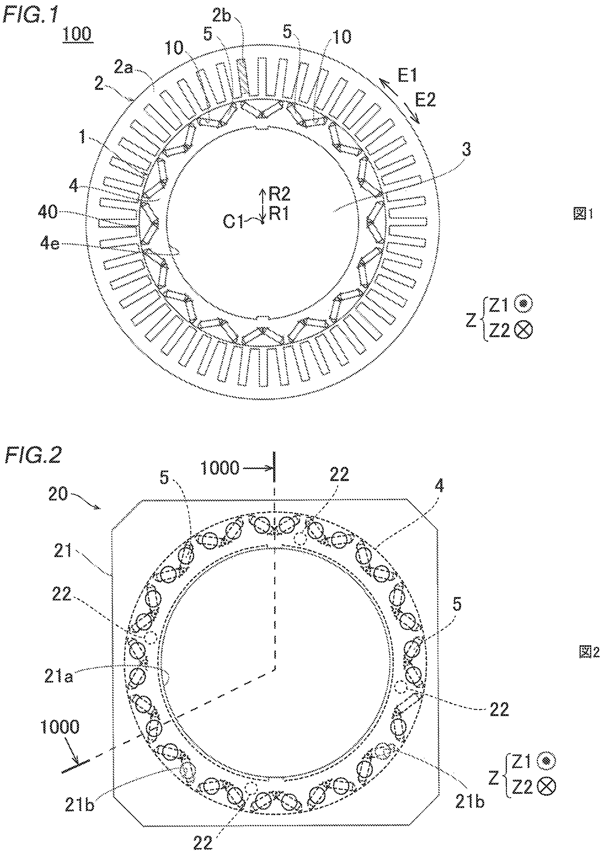 Patent US12368355 — Rotor core manufacturing method and rotor core manufacturing system — Figure 1