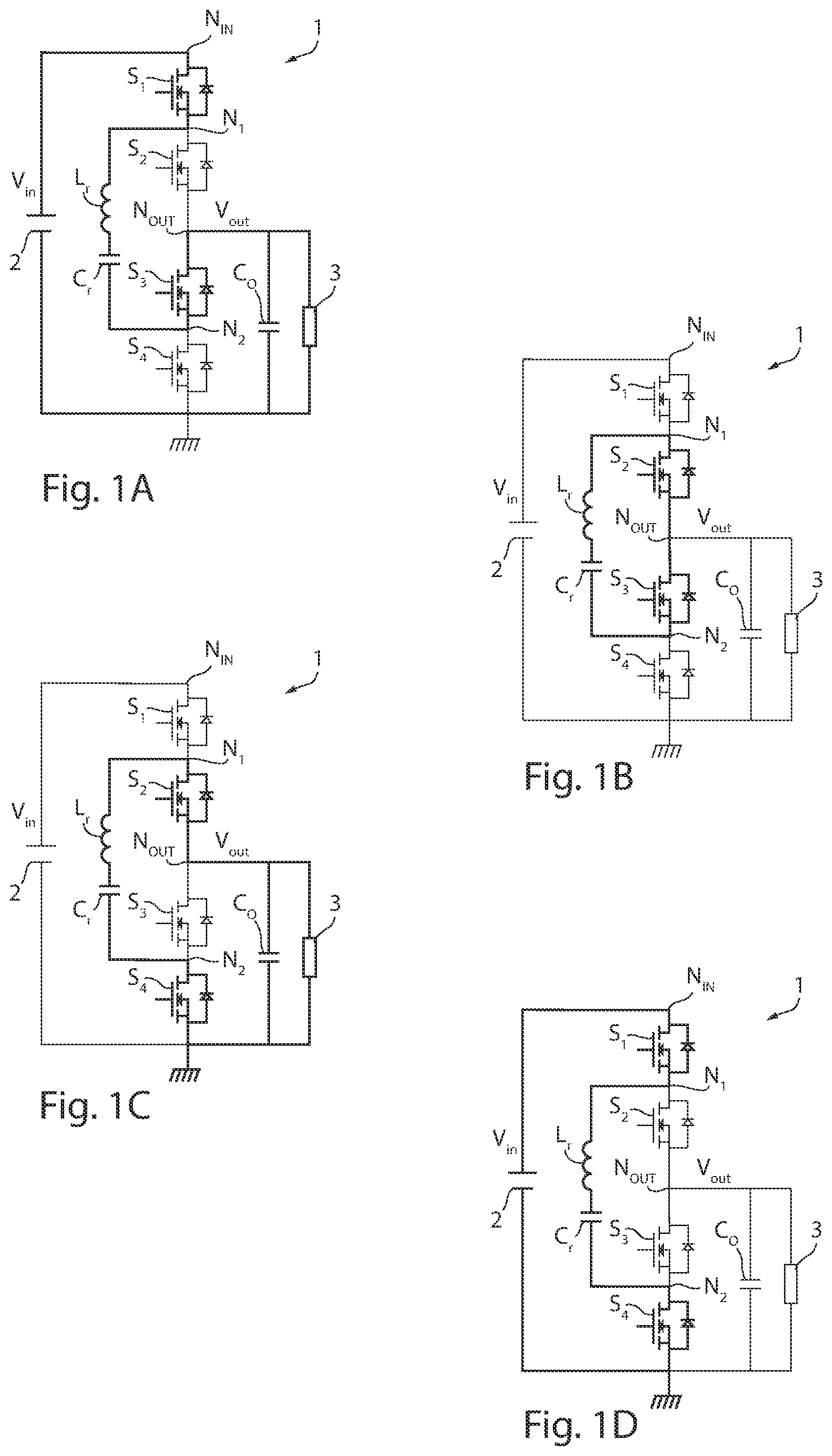 Patent US12368379 — Control module for a resonant switched-capacitor converter and method for controlling a resonant switched-capacitor converter — Figure 1