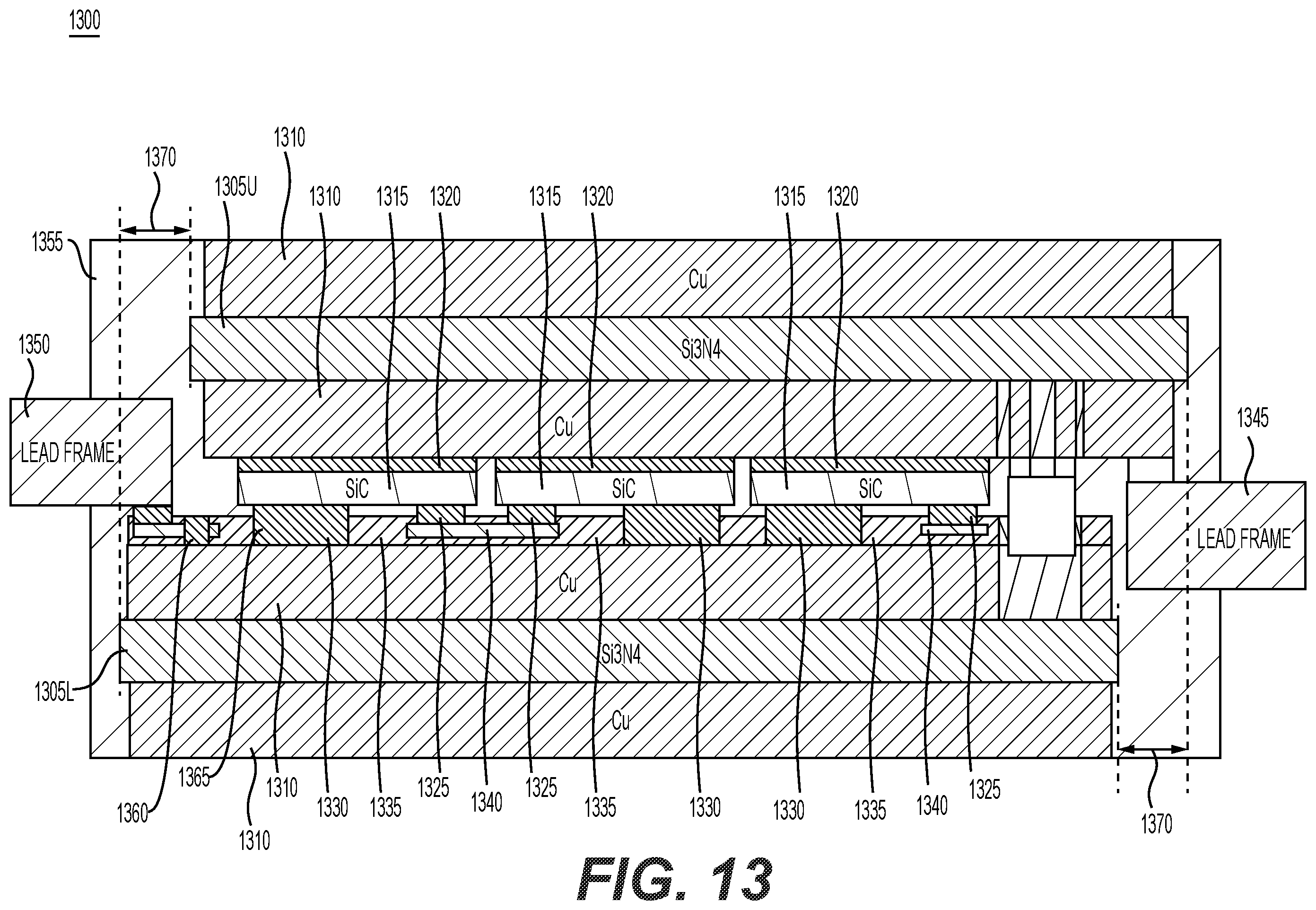 Patent US12368391 Figure 13 – Systems and methods for power module for inverter for electric vehicle
