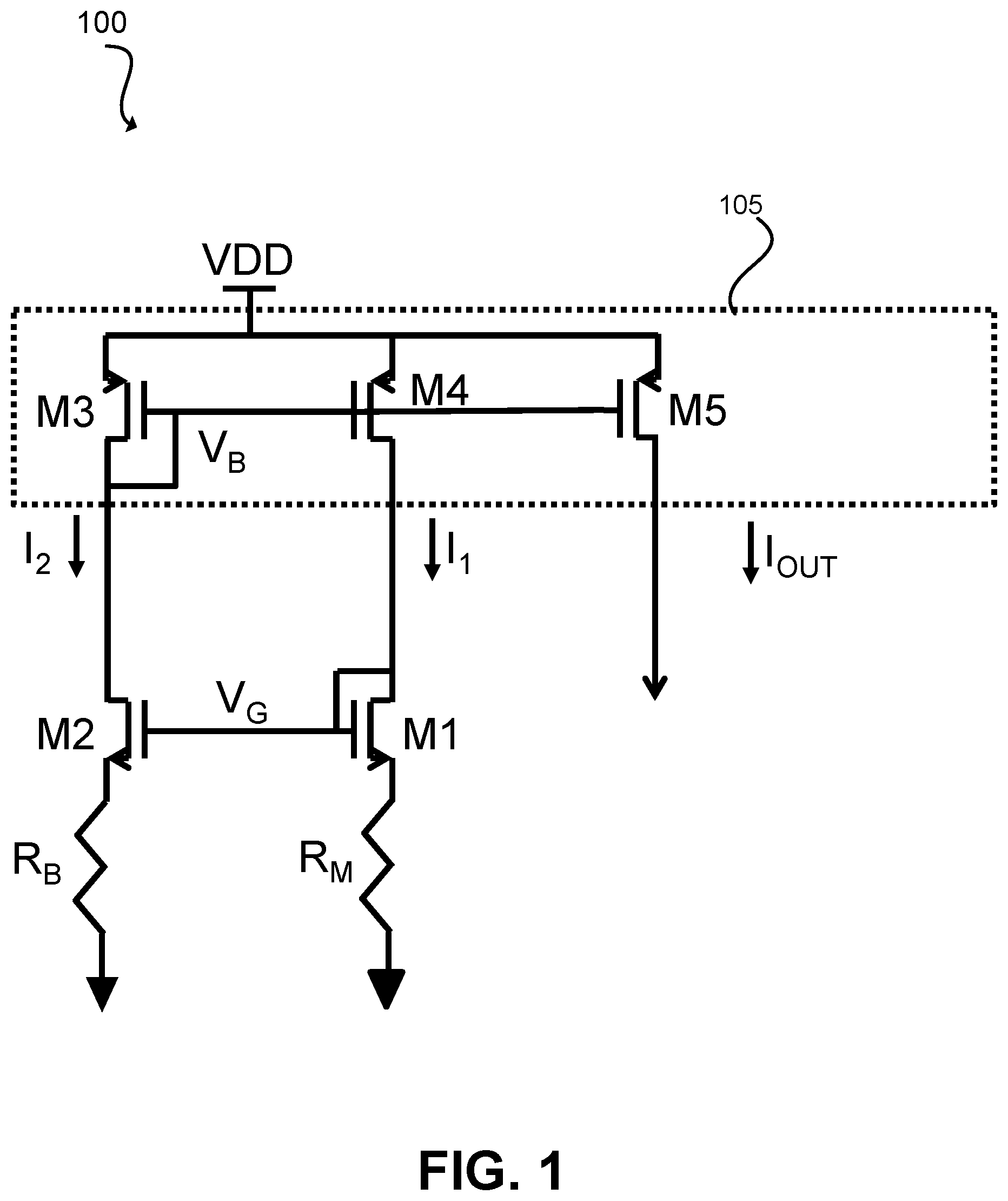 Patent US12368420 — Constant-gain bias circuit — Figure 1