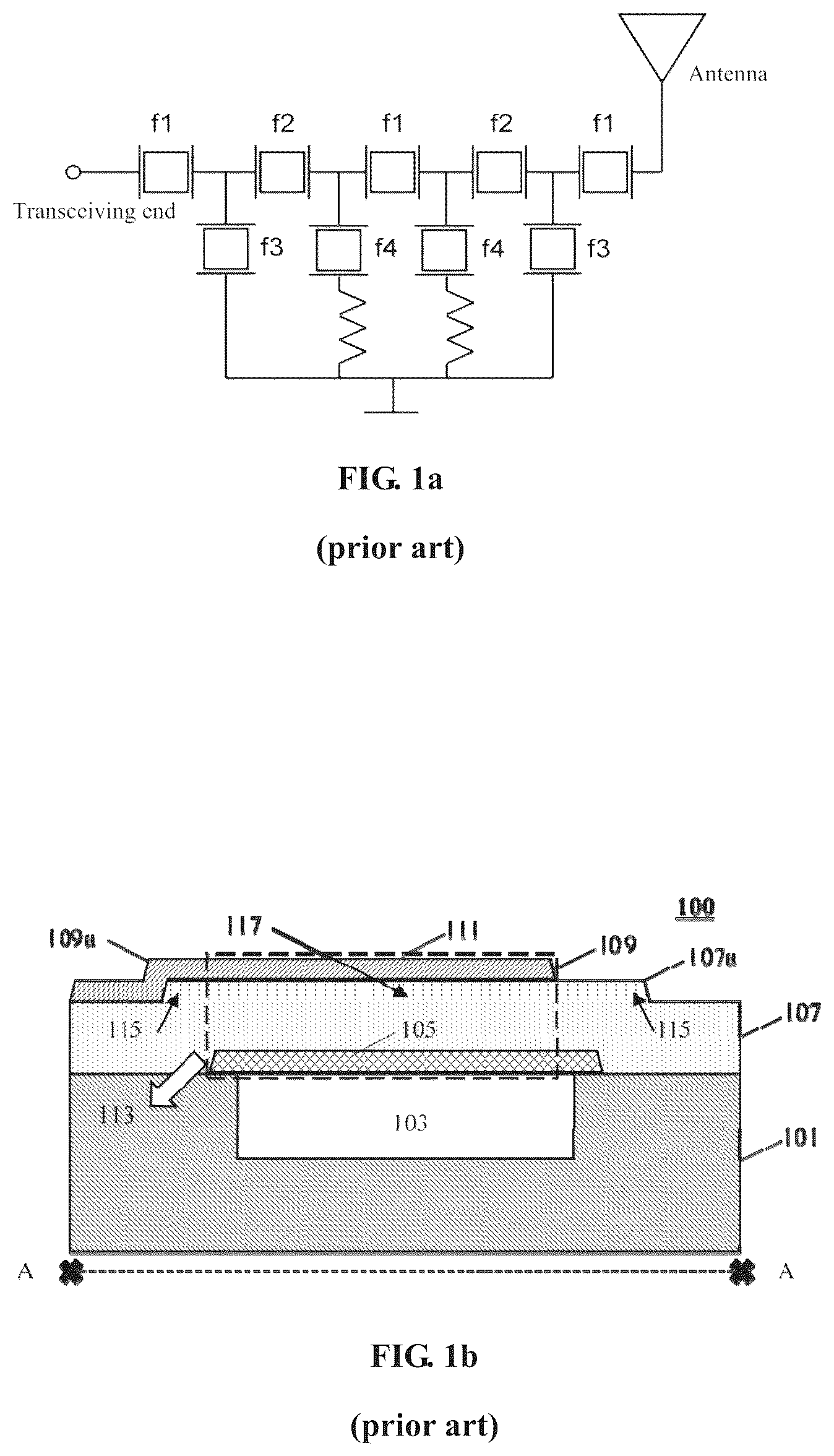 Patent US12368426 — Method for forming bulk acoustic wave resonance device — Figure 1