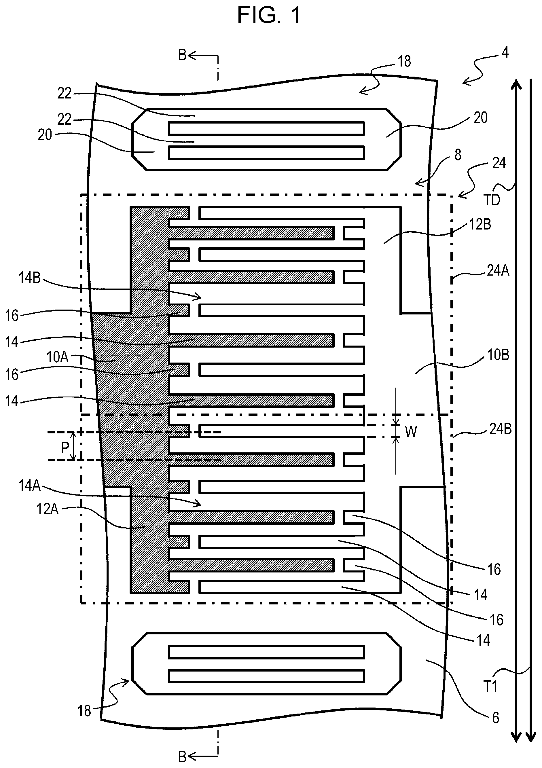 Patent US12368432 — Elastic wave resonator, elastic wave filter, demultiplexer, and communication device — Figure 1