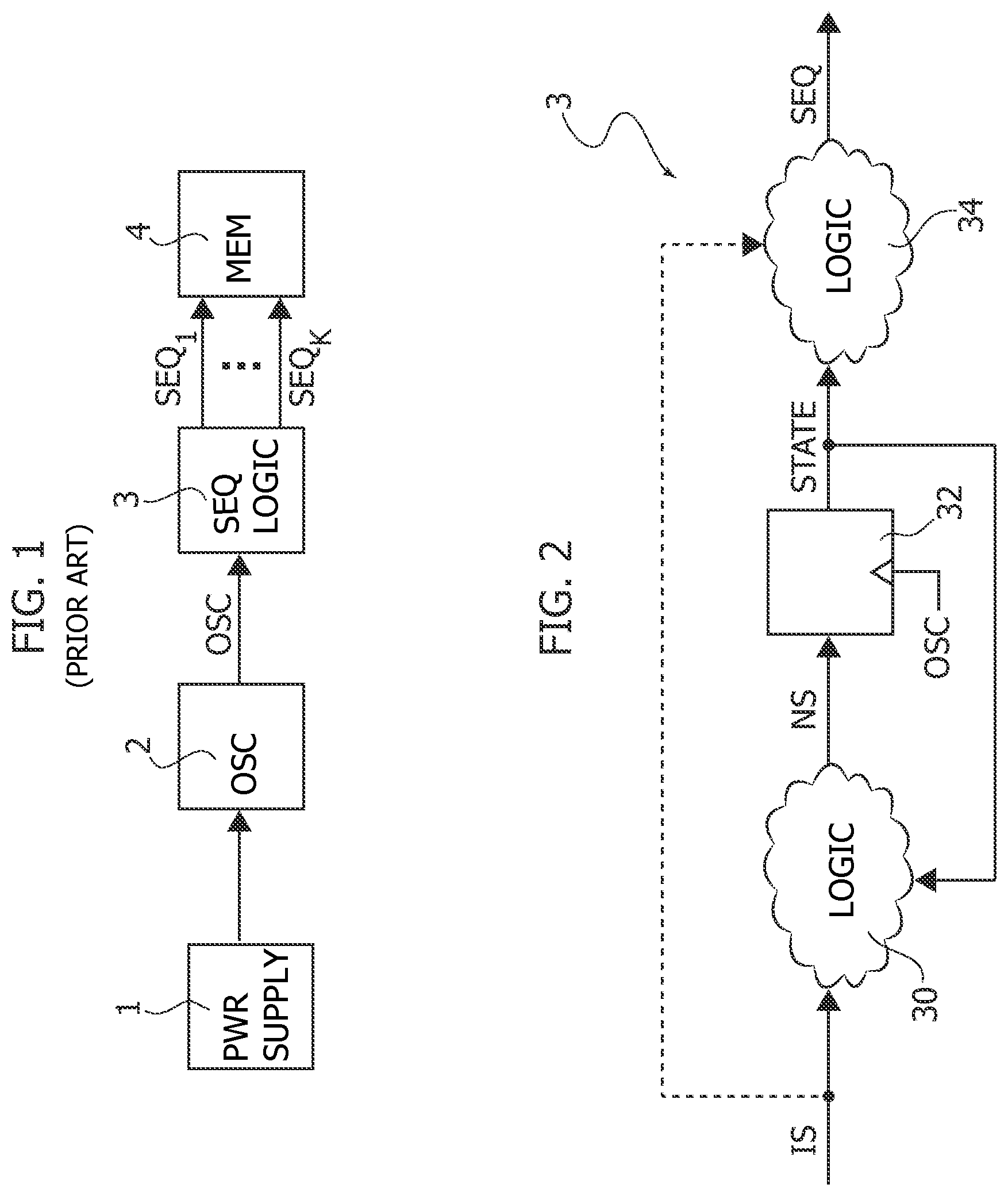 Patent US12368433 Figure 1 – Electronic system, integrated circuit, and method for generating sequential signals