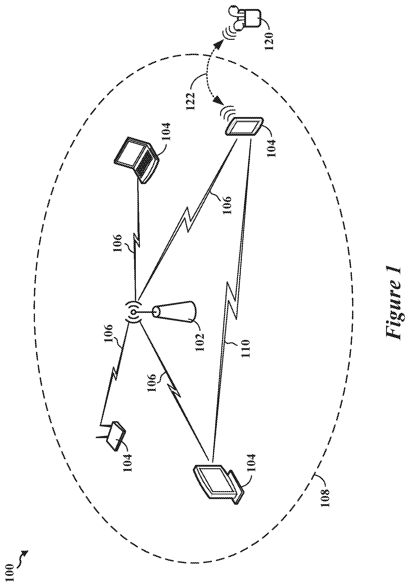 Patent US12368457 — Antenna structure including power and signal lines — Figure 1