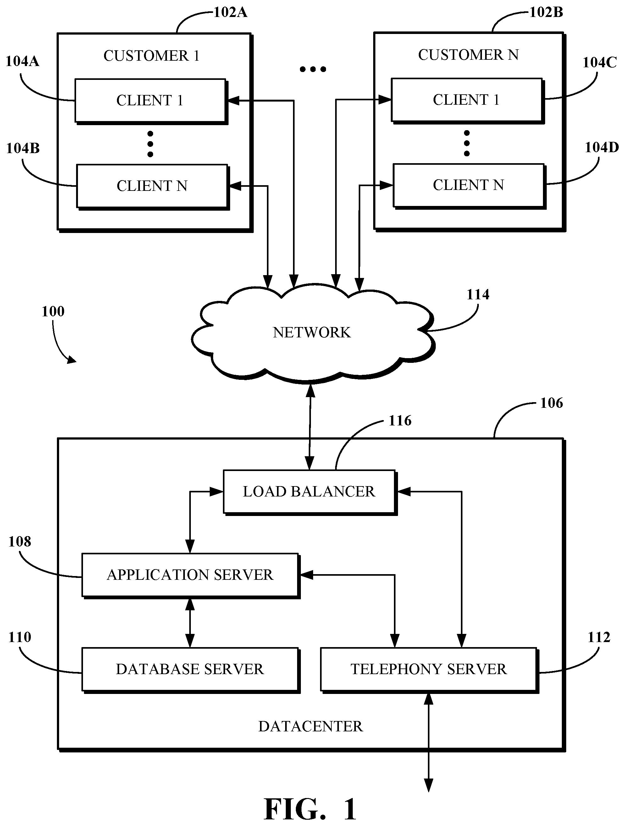 Patent US12368766 — Increasing quality associated with an audio output during a video conference — Figure 1