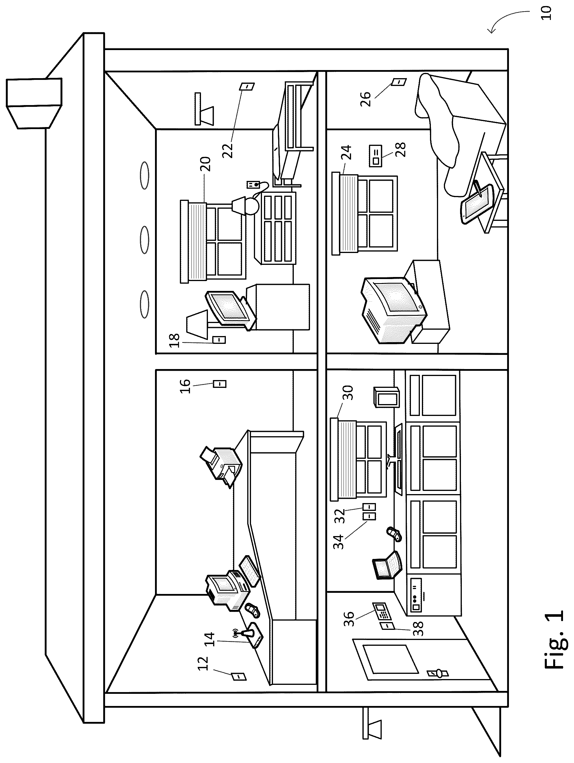Patent US12368791 — Multiple network access load control devices — Figure 1