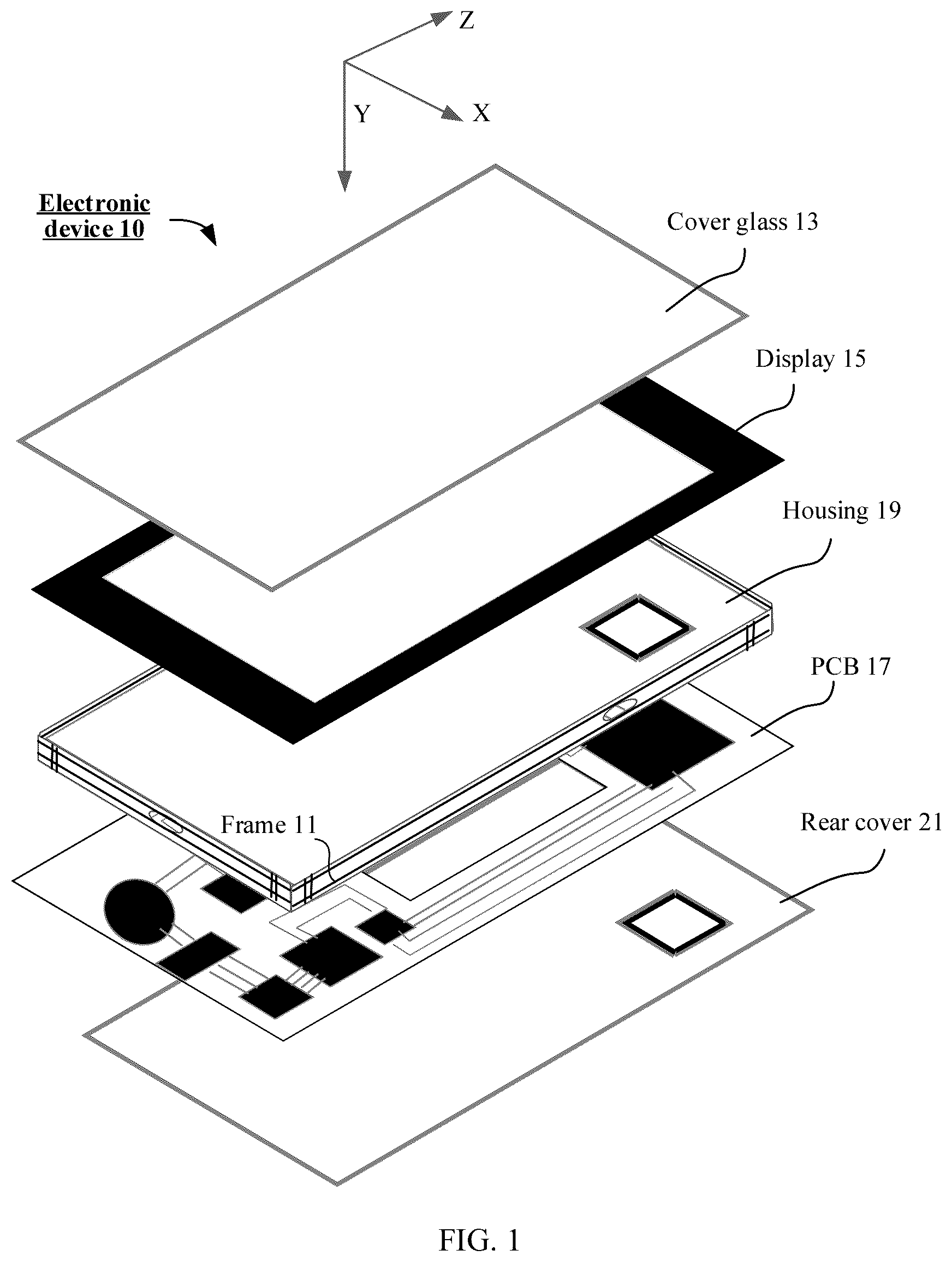 Patent US12368795 — Electronic device — Figure 1