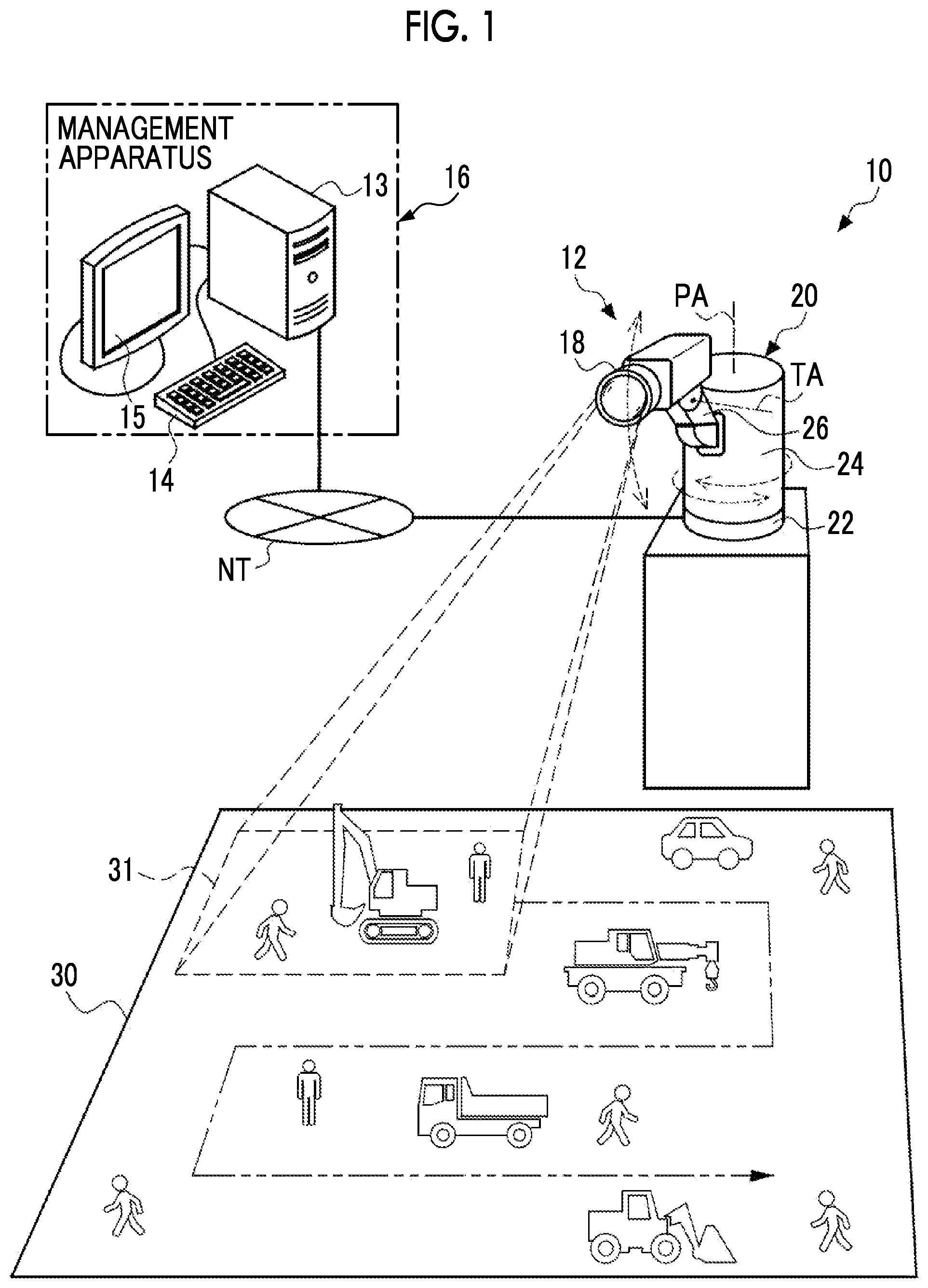 Patent US12368825 — Control apparatus, control method, and program — Figure 1