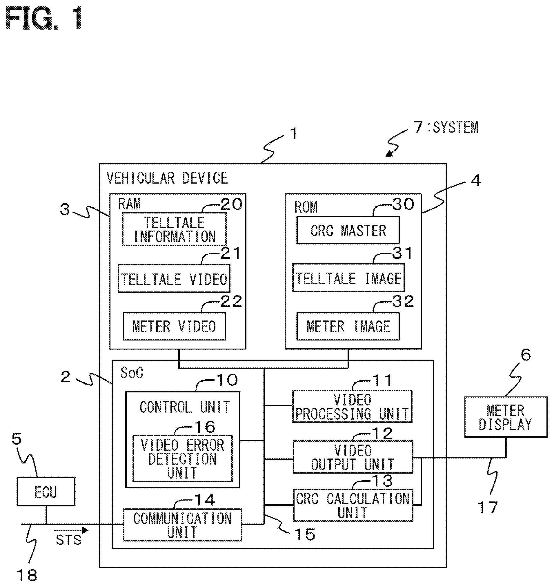Patent US12368838 Figure 1 – Vehicular device and method for the same