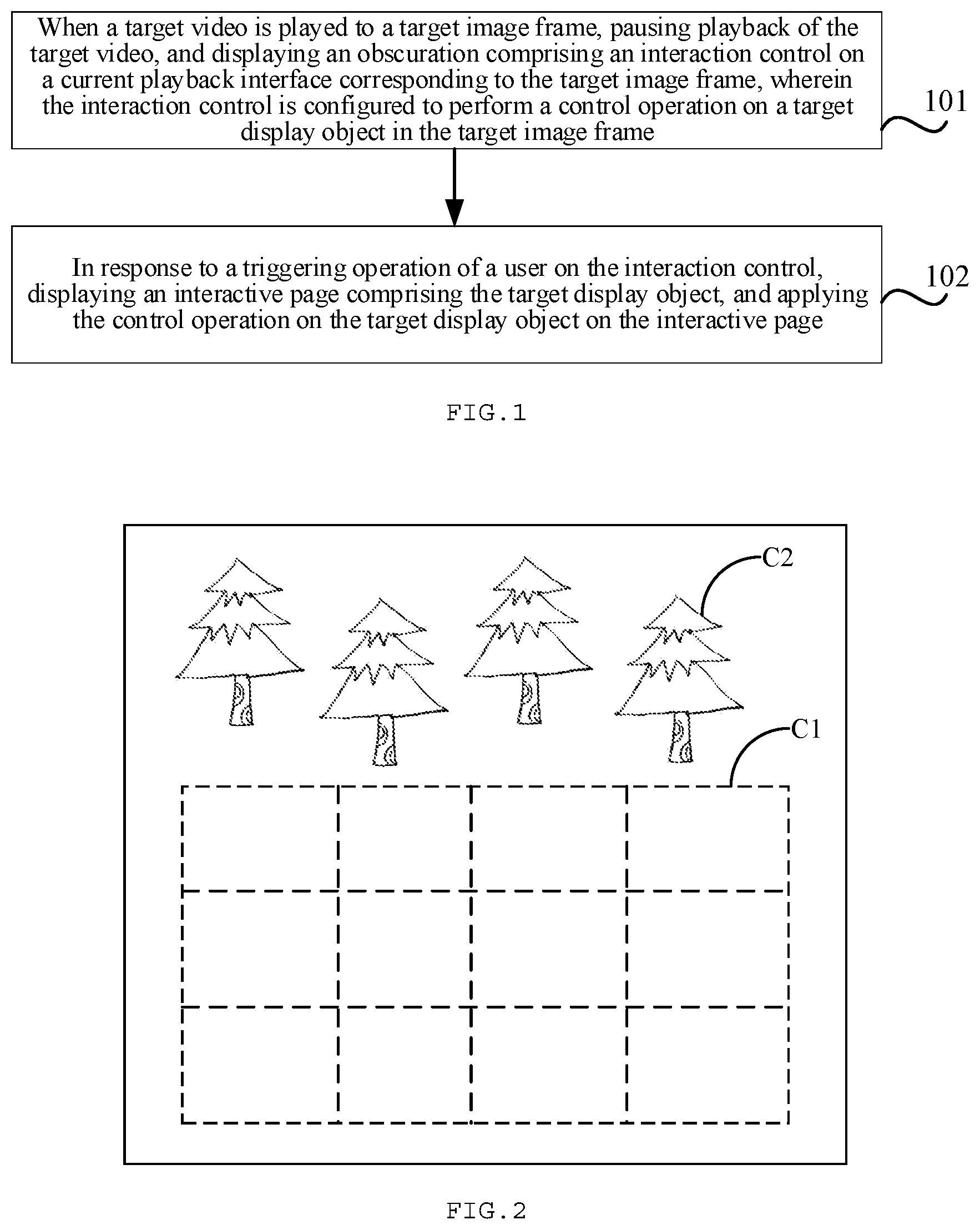 Patent US12368929 — Video-based interaction method and apparatus, storage medium and electronic device — Figure 1