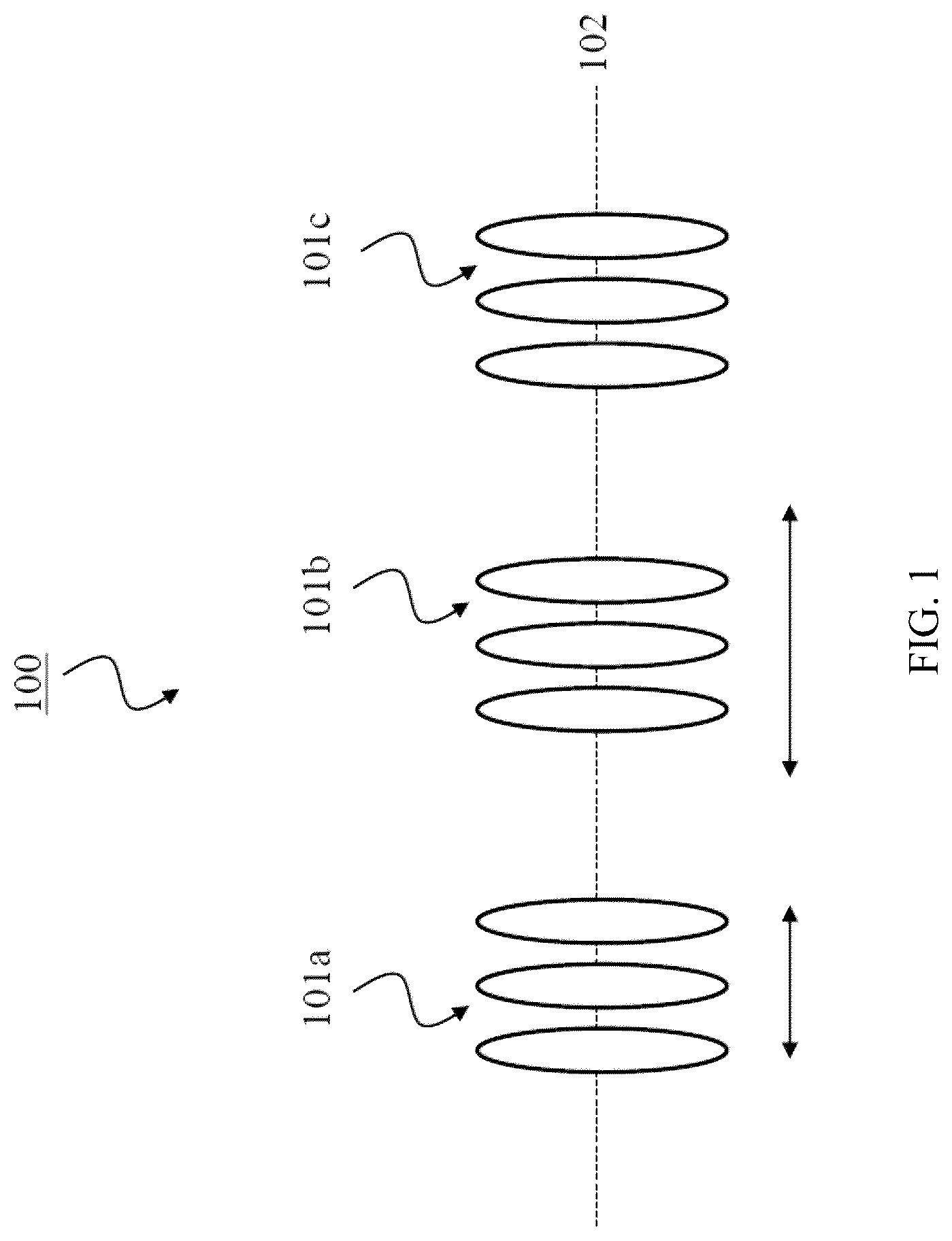 Patent US12368959 — Optical zoom system and camera for a mobile device — Figure 1
