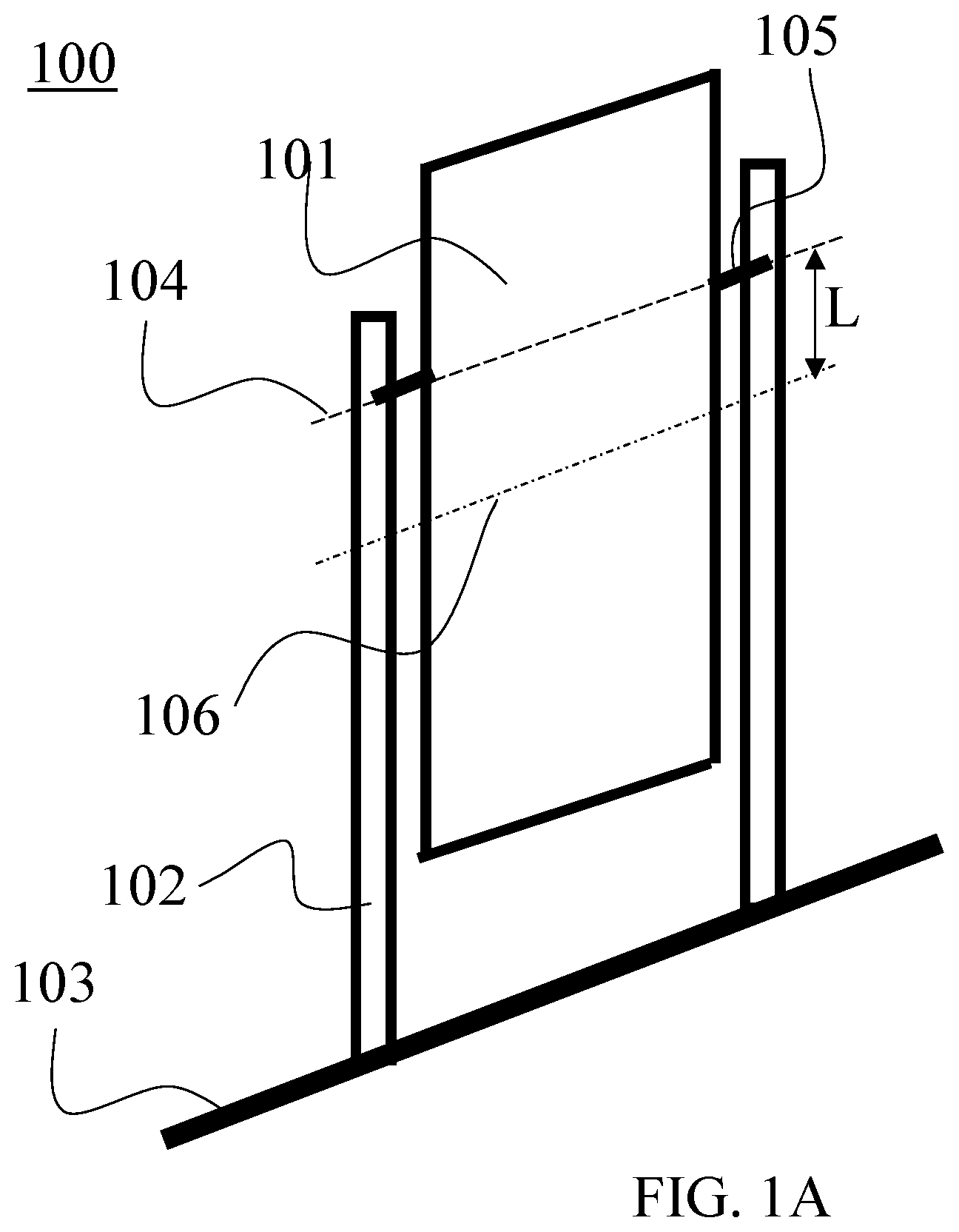 Patent US12375026 — Mount for vertical photovoltaic modules — Figure 1
