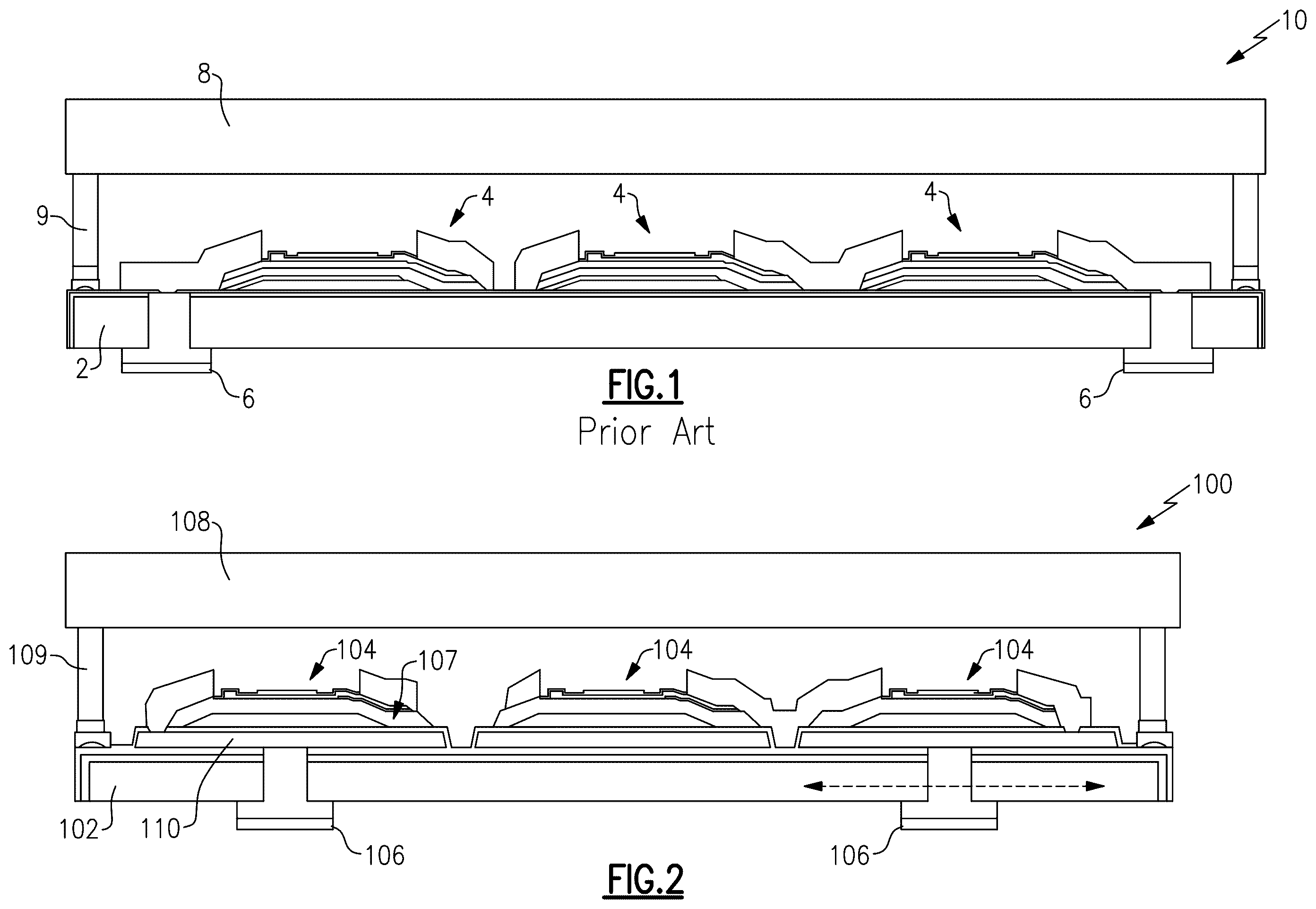 Patent US12375054 — Acoustic wave filter with buried connection layer under resonator — Figure 1