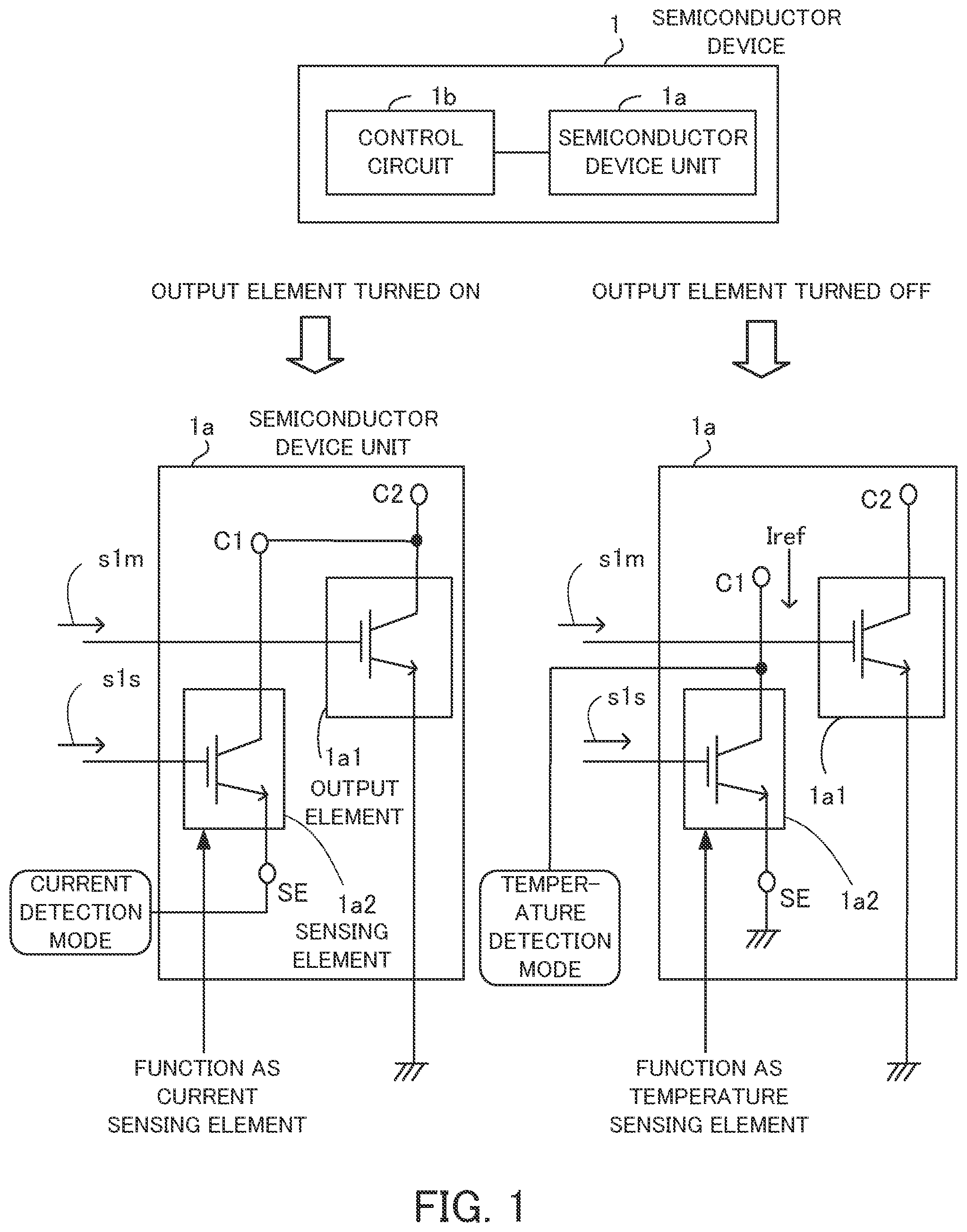 Patent US12375075 Figure 1 – Semiconductor device
