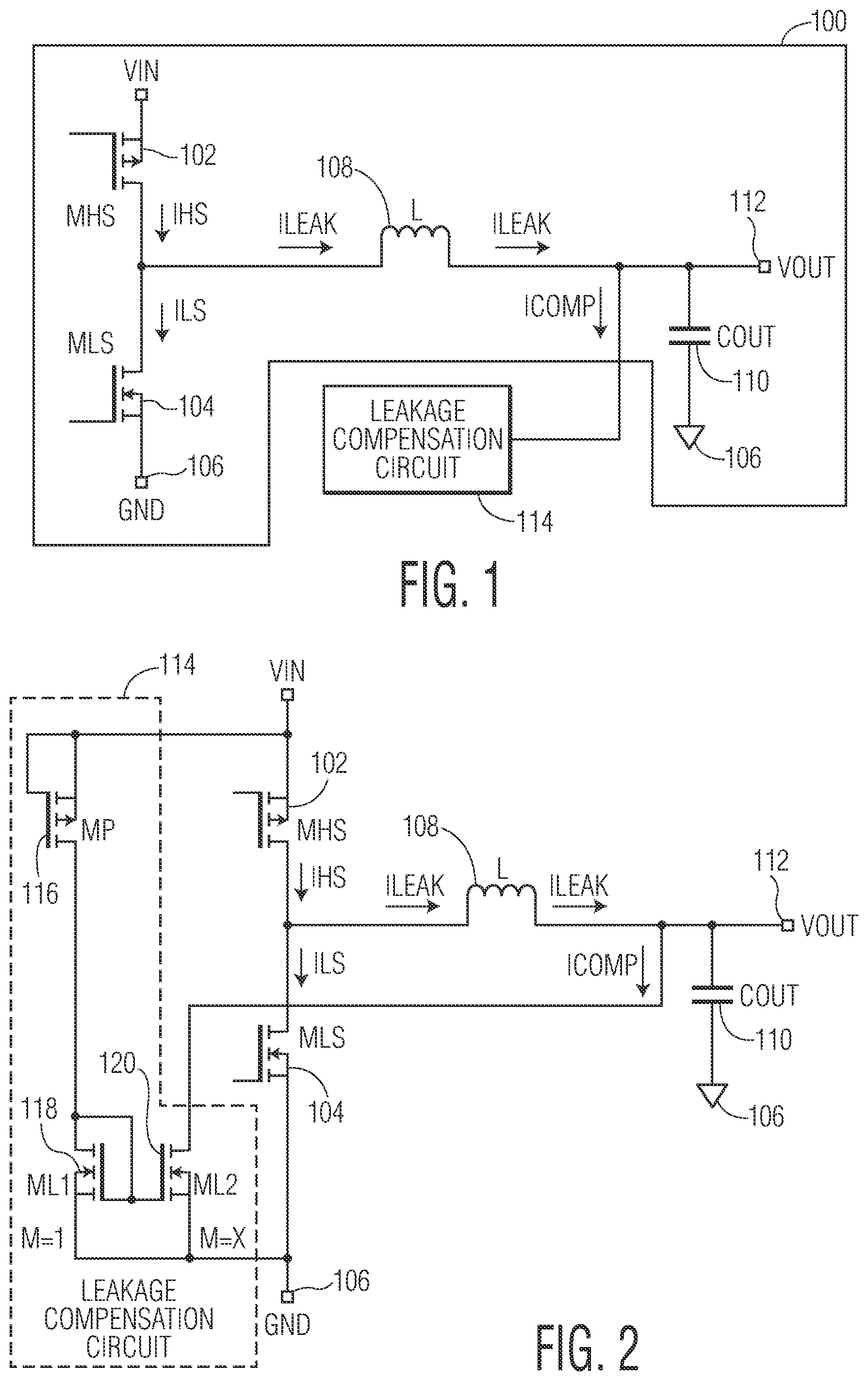 Patent US12375076 — Leakage current compensation — Figure 1