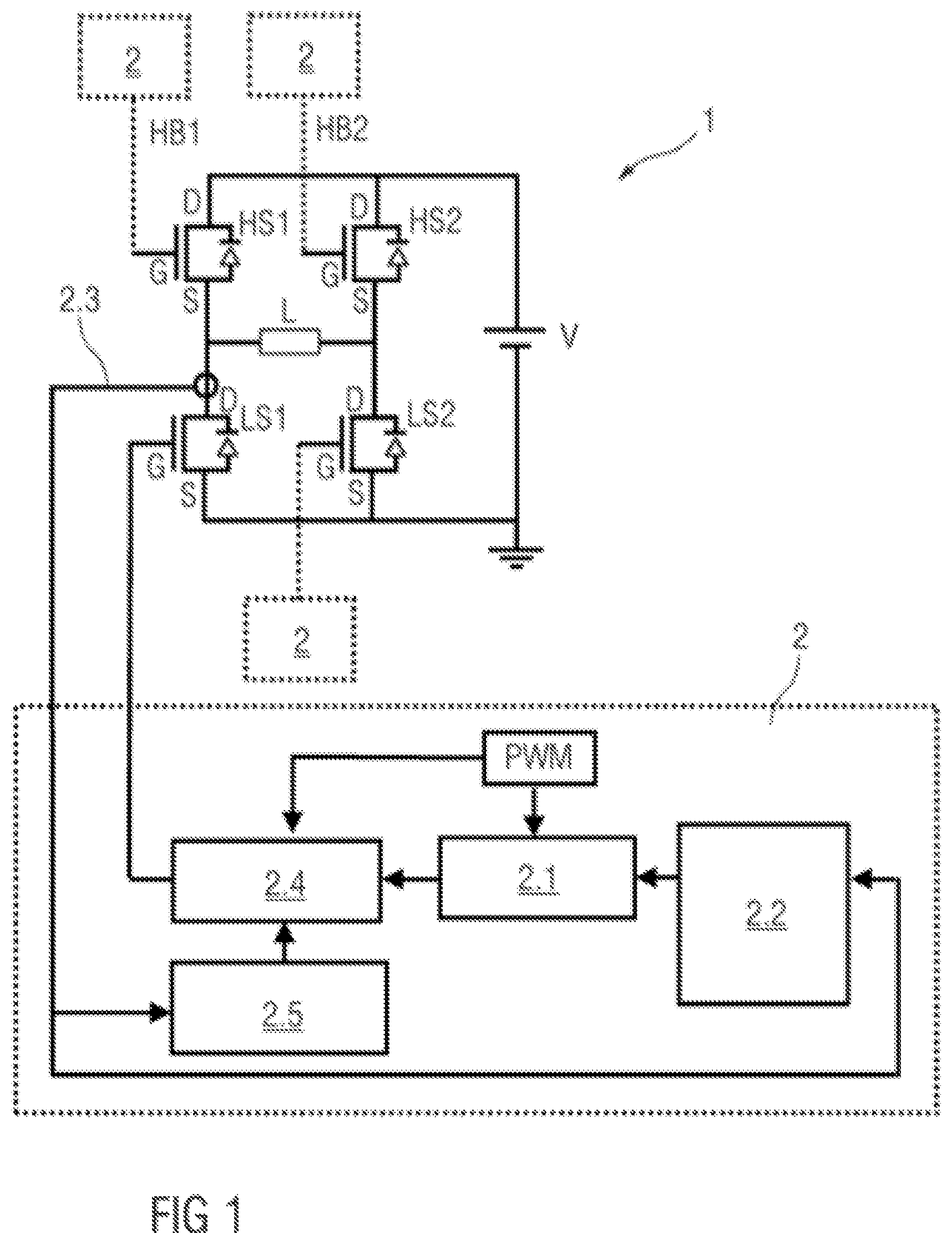 Patent US12375077 Figure 1 – Method for switching power transistors