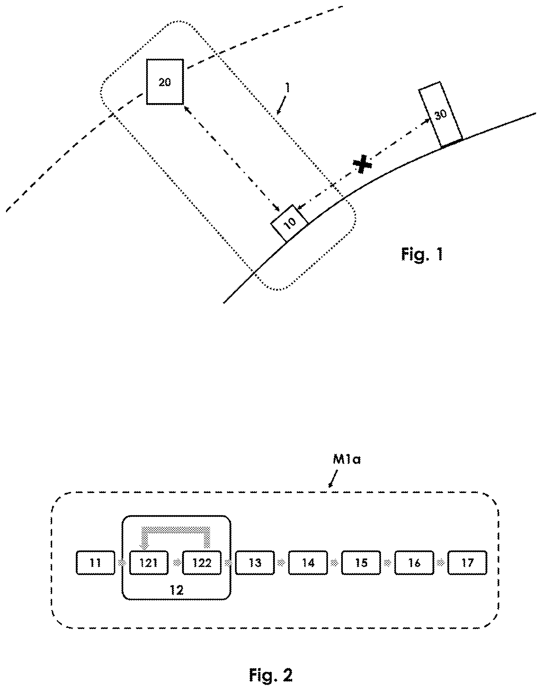 Patent US12375169 — Methods for the transmission of data between a plurality of resource-constrained devices and a non-geostationary satellite and associated system — Figure 1