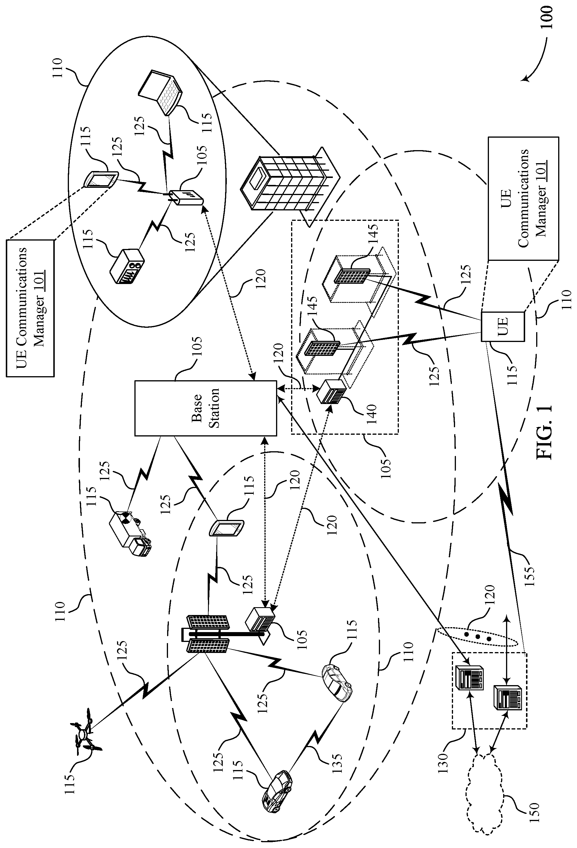 Patent US12375203 — Transport block size determination for sidelink communications — Figure 1