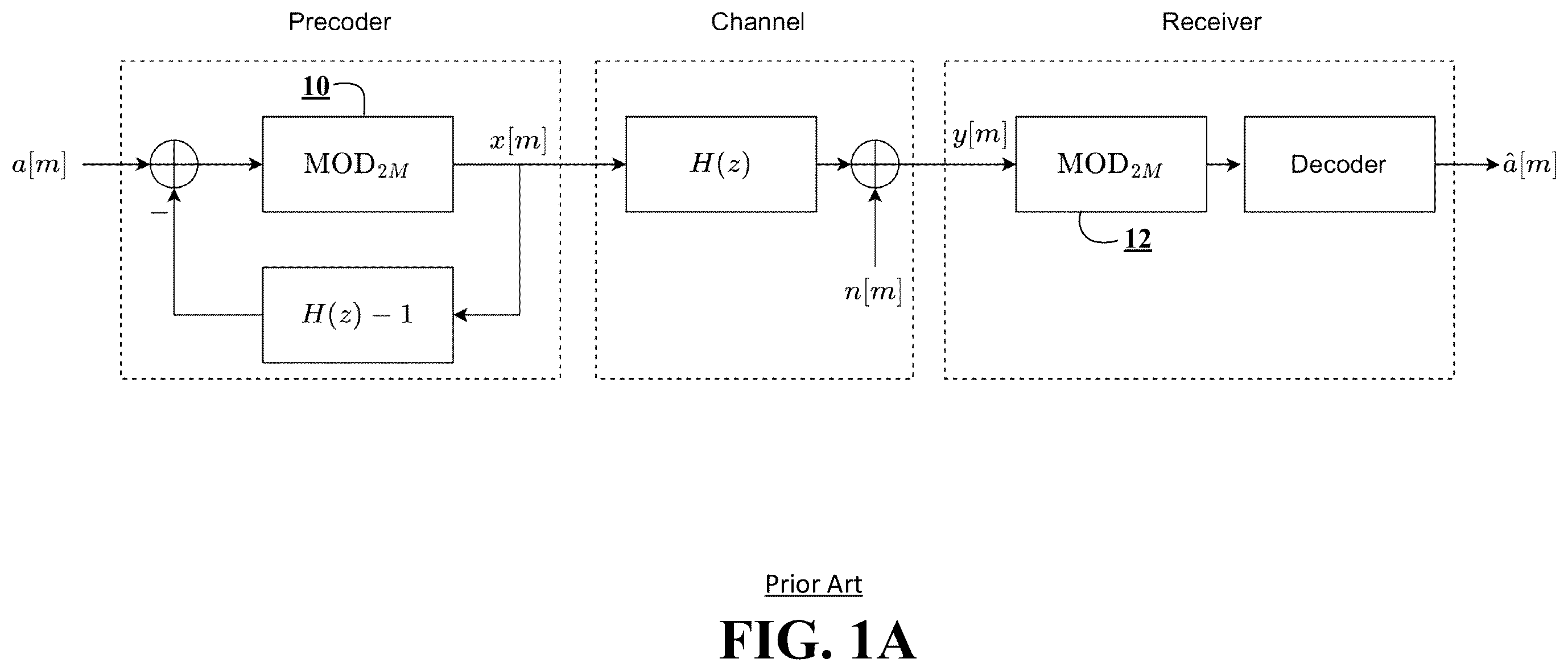 Patent US12375326 — Non-linear precoding for maximum likelihood sequence estimation (MLSE) receiver — Figure 1