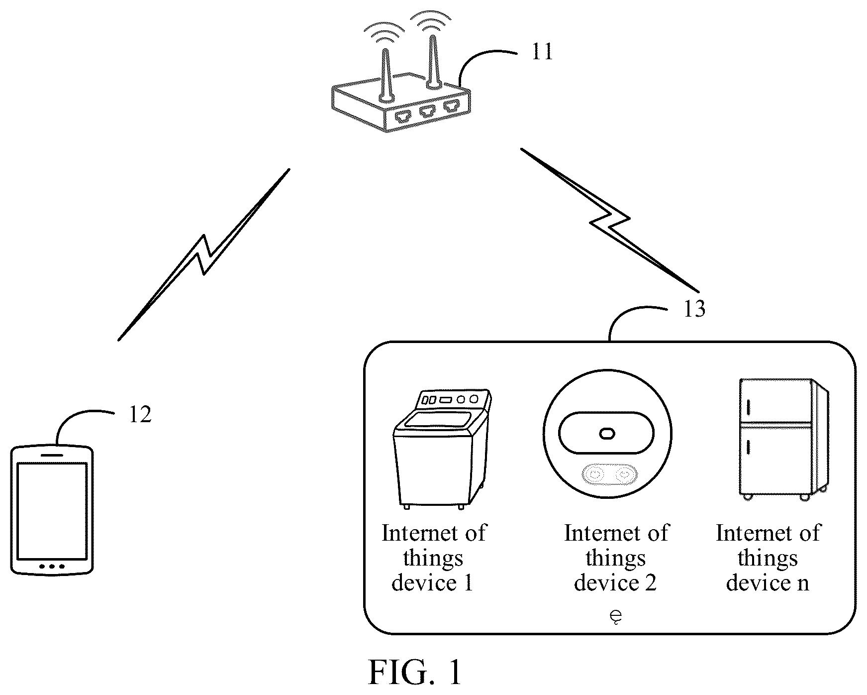Patent US12375344 — Network connection method and apparatus, device, storage medium, and program product — Figure 1