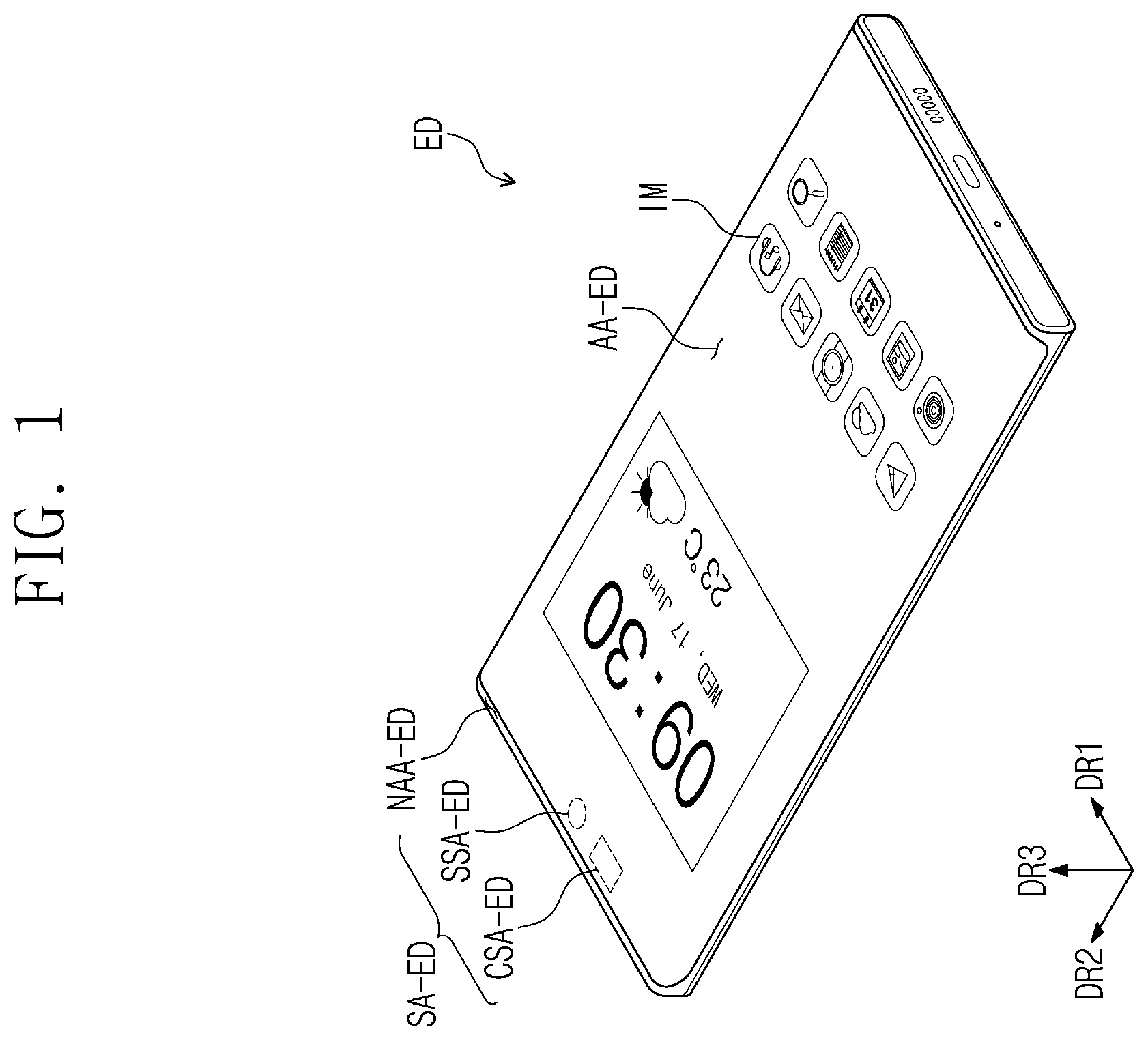 Patent US12375597 — Electronic device and method of providing the same — Figure 1