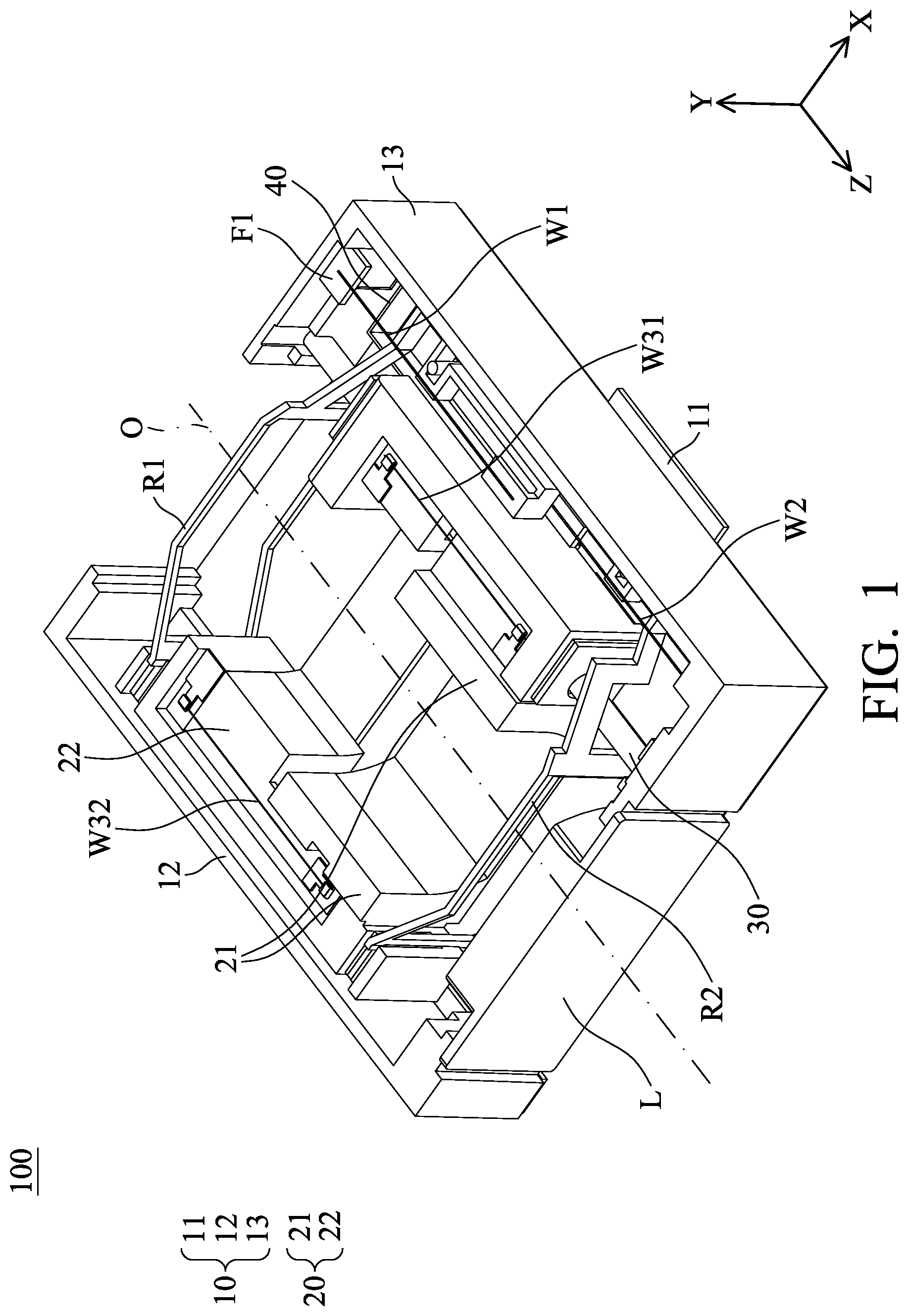 Patent US12375787 — Driving mechanism — Figure 1