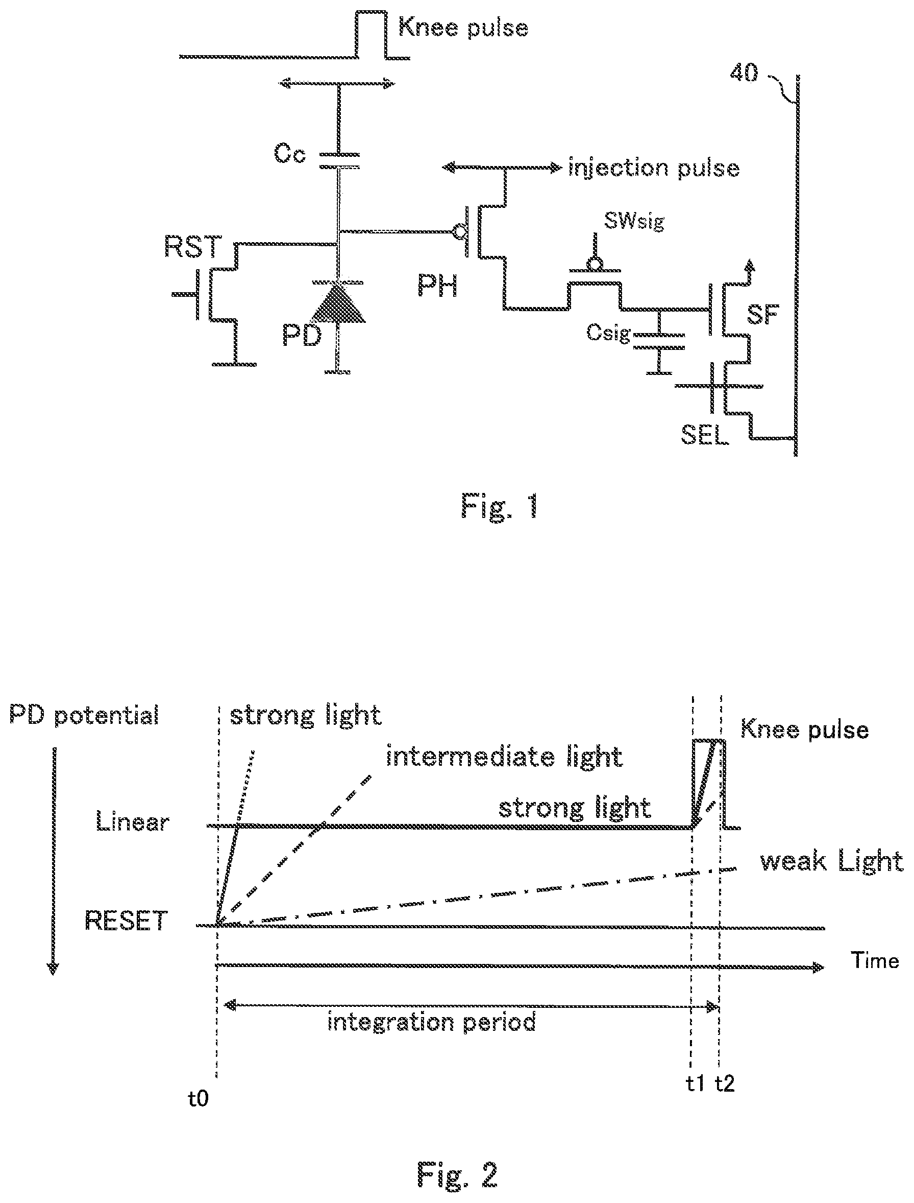 Patent US12375831 Figure 1 – Image sensor having pixels in linear mode and photovoltaic mode