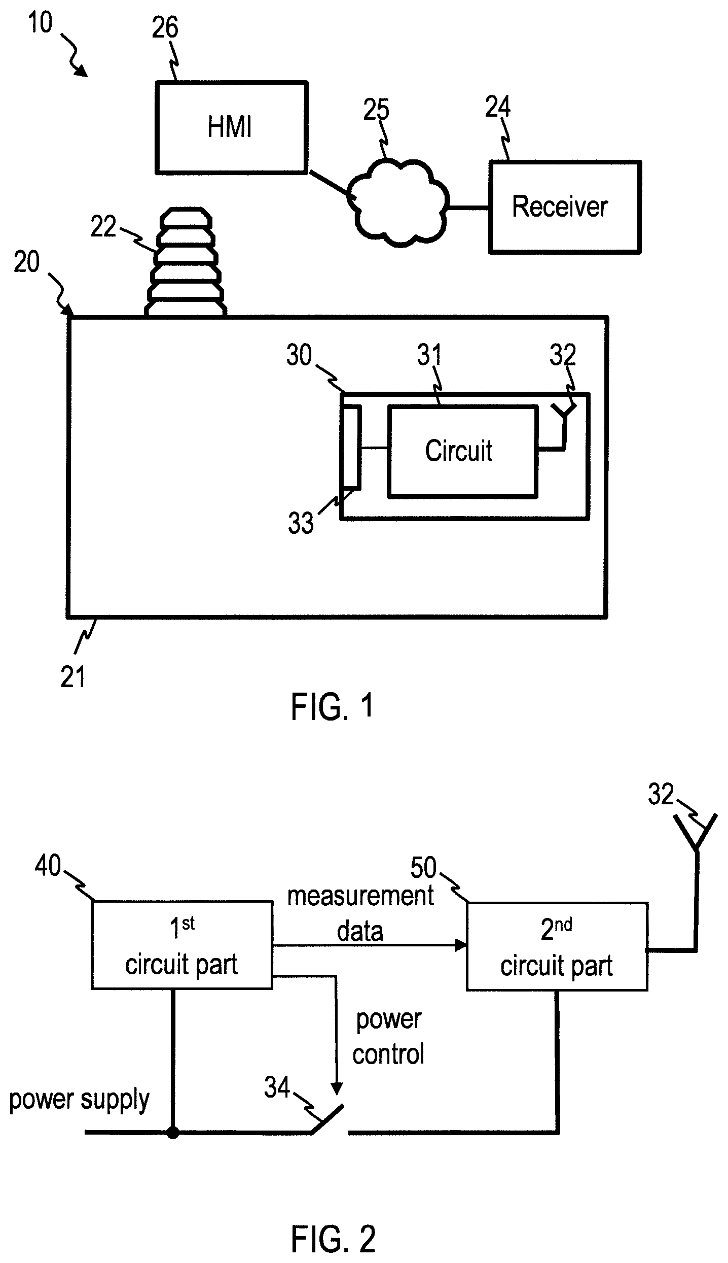 Patent US12375837 — Wireless data transmission system for a power utility and data transmission method — Figure 1