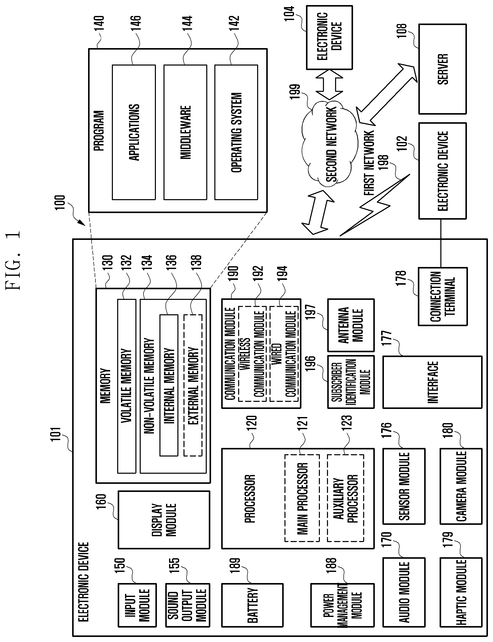 Patent US12375852 Figure 1 – Electronic device and multichannel audio output method using same